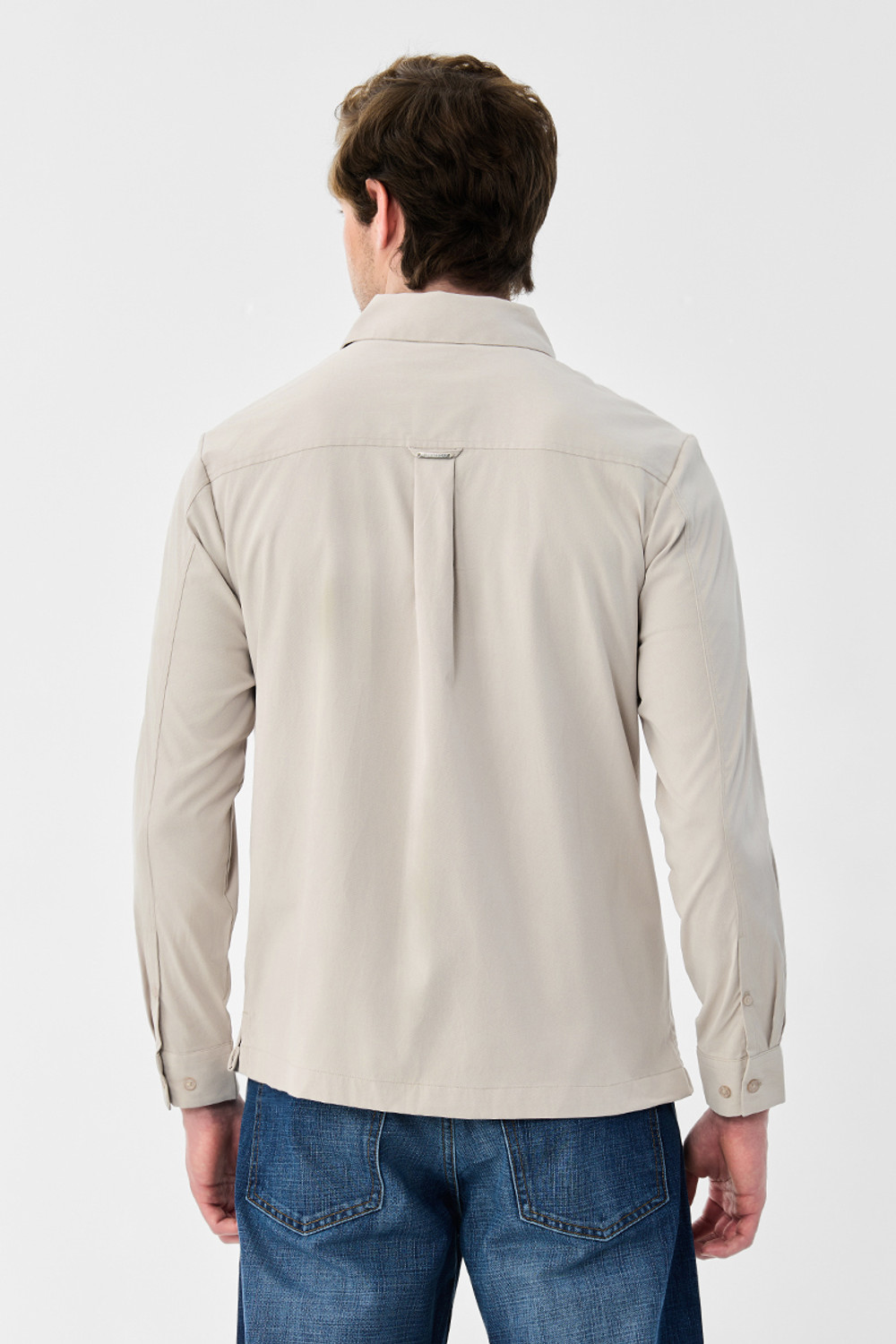 Image of Snitch Men Regular Fit Solid Spread Collar Casual Shirt
