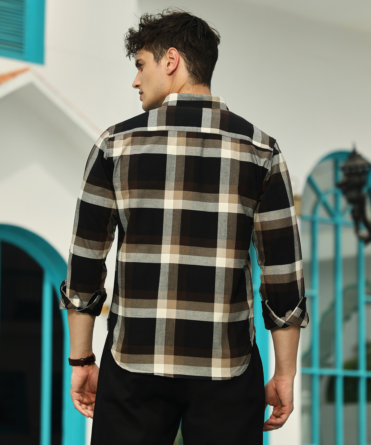 Image of CAHOOT Men Printed Casual Multicolor Shirt