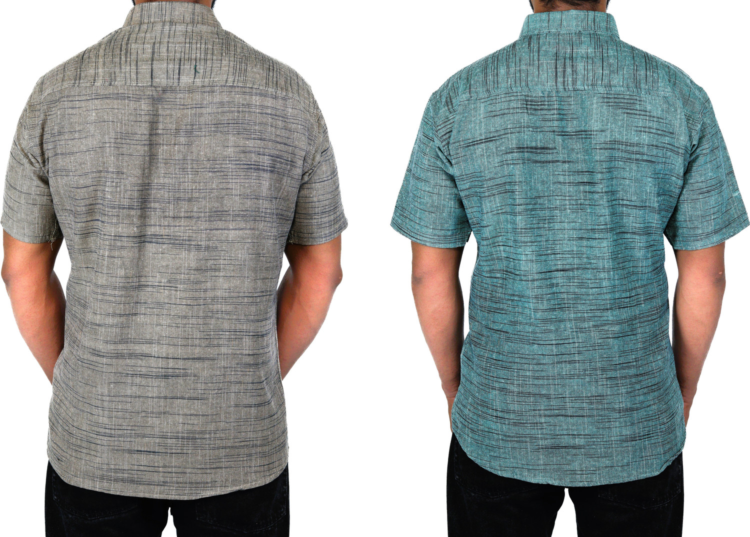 Image of Auzanoor Collection Men Self Design Casual Multicolor Shirt