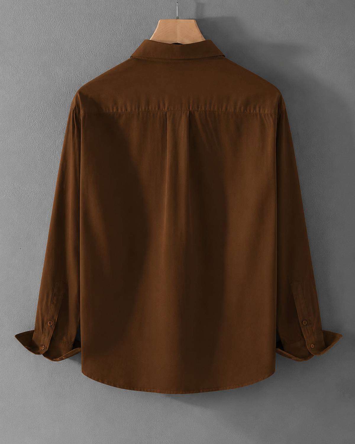 TorontoCN Men Brown Casual Shirt - Image 2