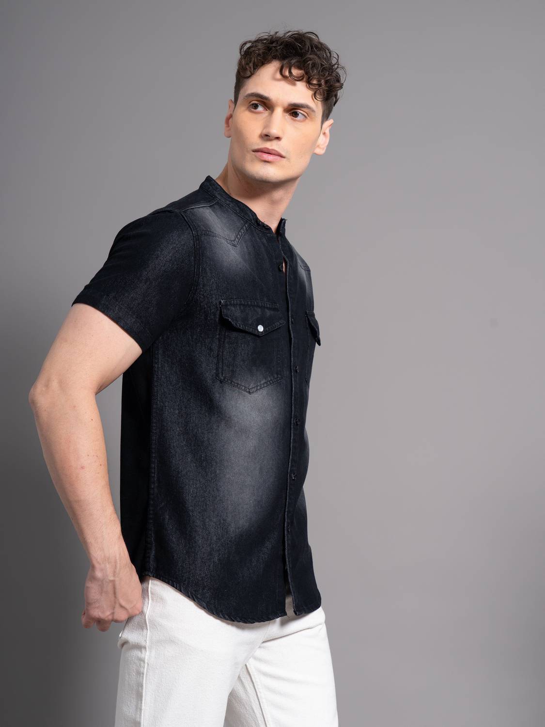 GRANDSTITCH ग्रीन इवी Shirt - Image 5