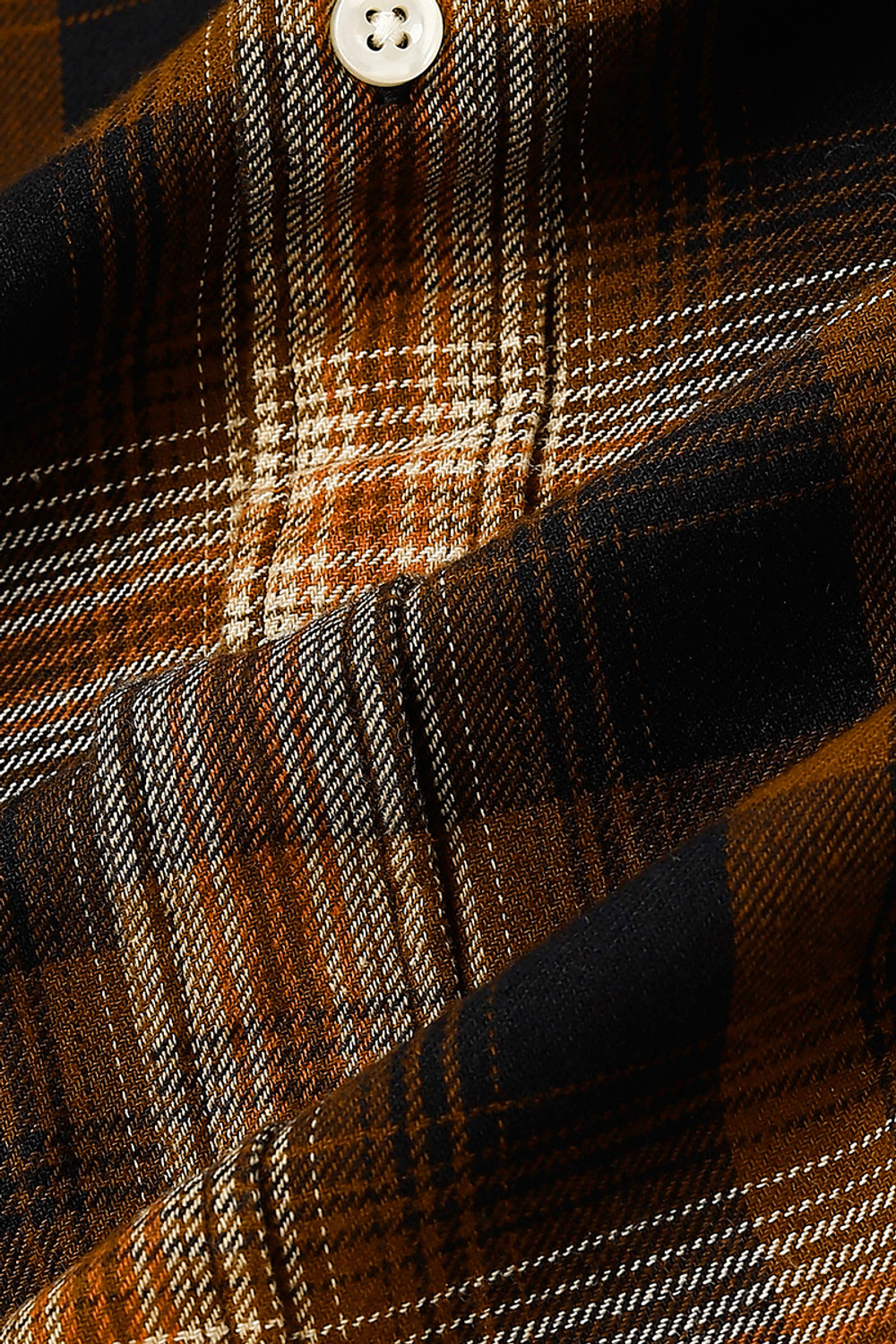 Image of Snitch Men Checkered Casual Brown Shirt