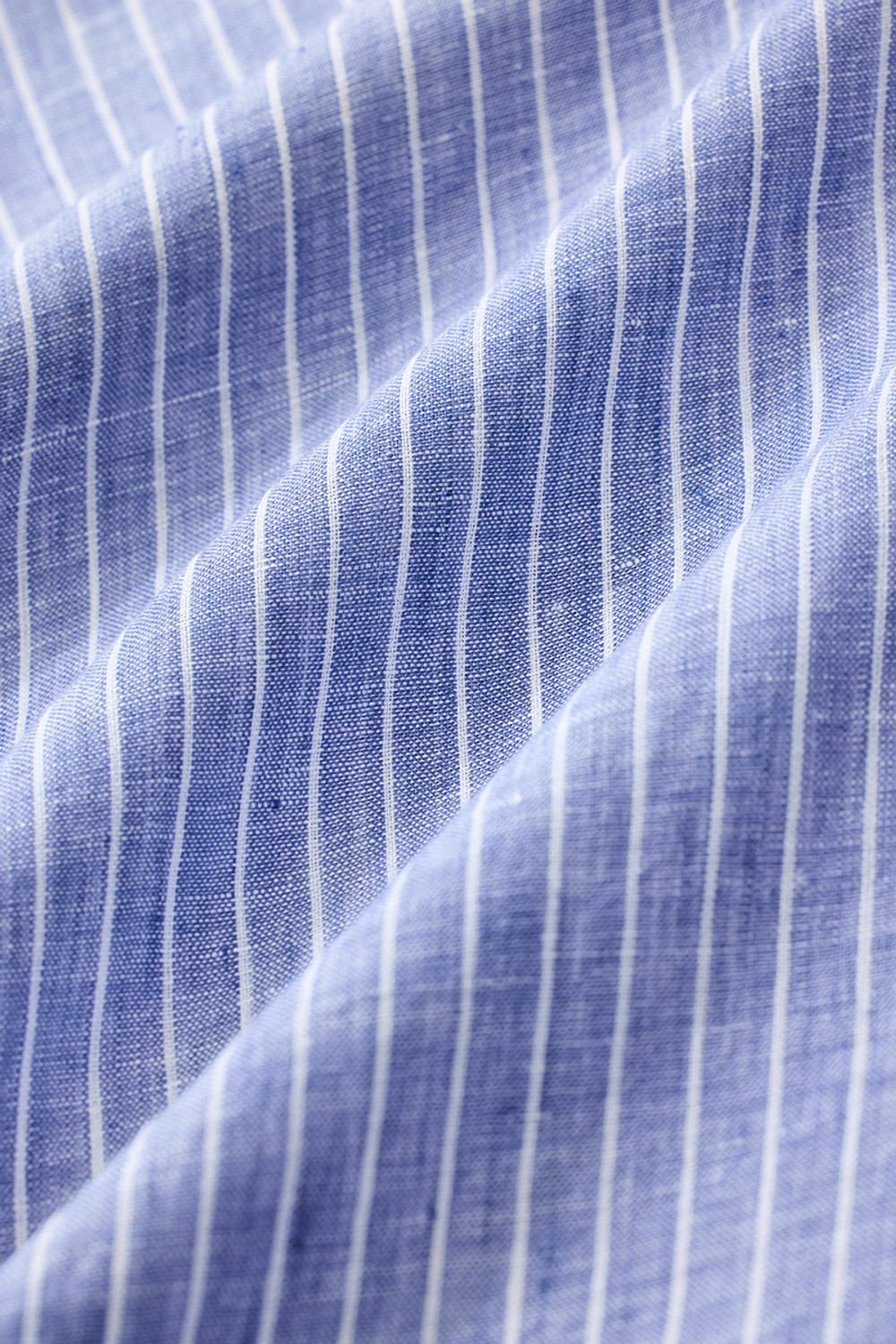 Image of Snitch Men Striped Casual Light Blue Shirt