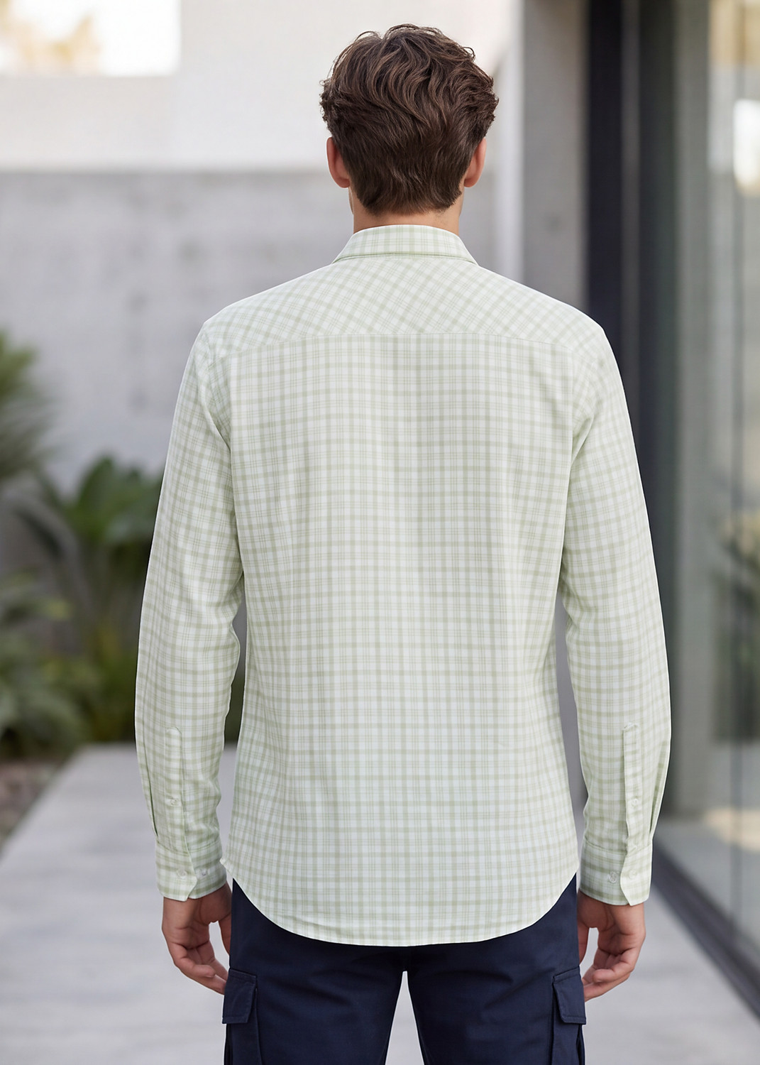 Image of KILLER Men Slim Fit Checkered Casual Shirt