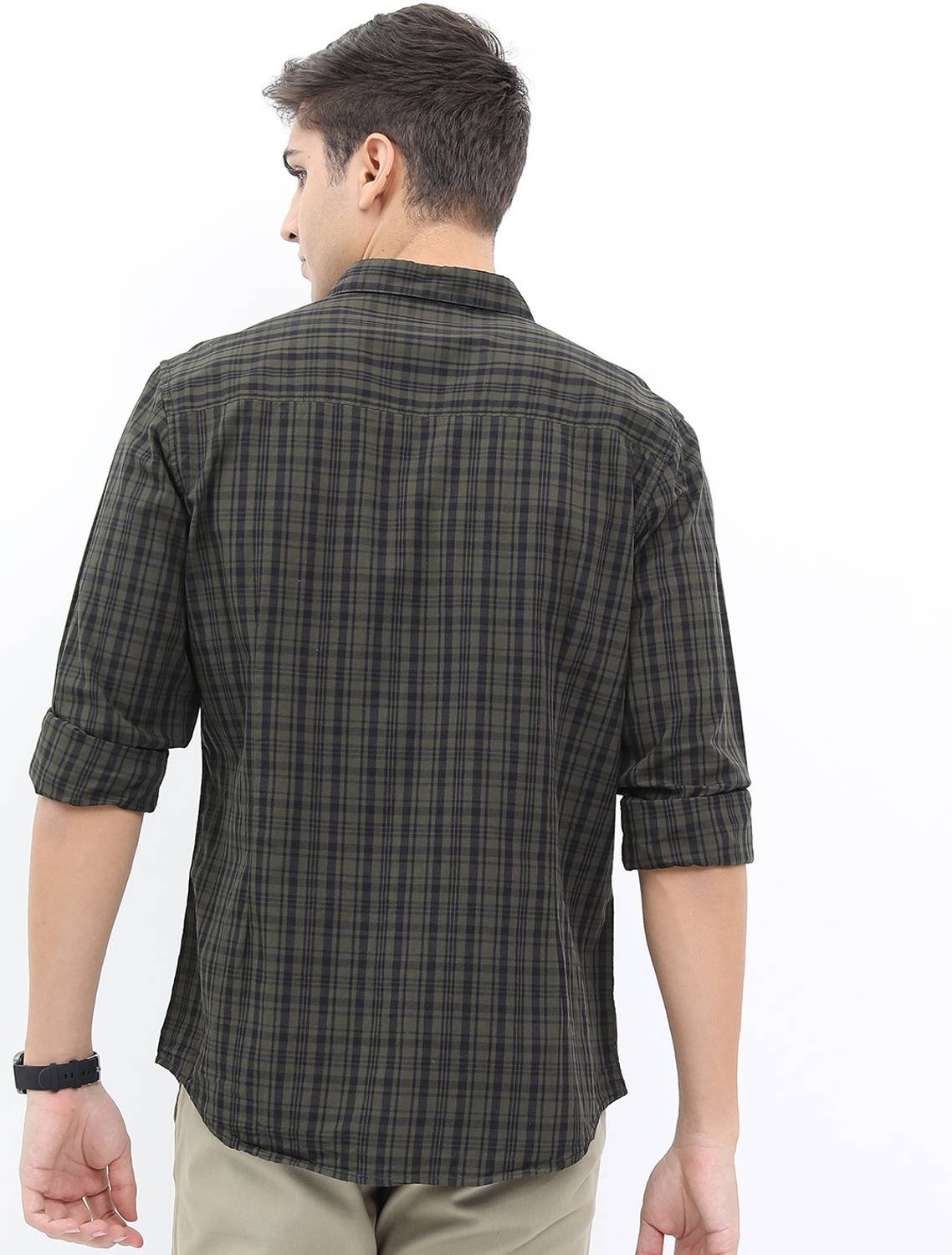 HIGHLANDER Men Checkered Multicolor Shirt - Image 3