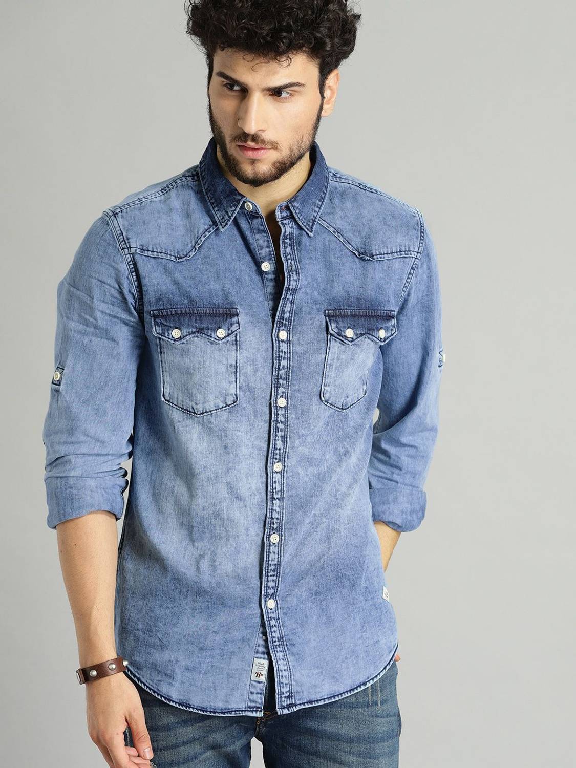 Roadster Men Blue Casual Shirt - Image 5