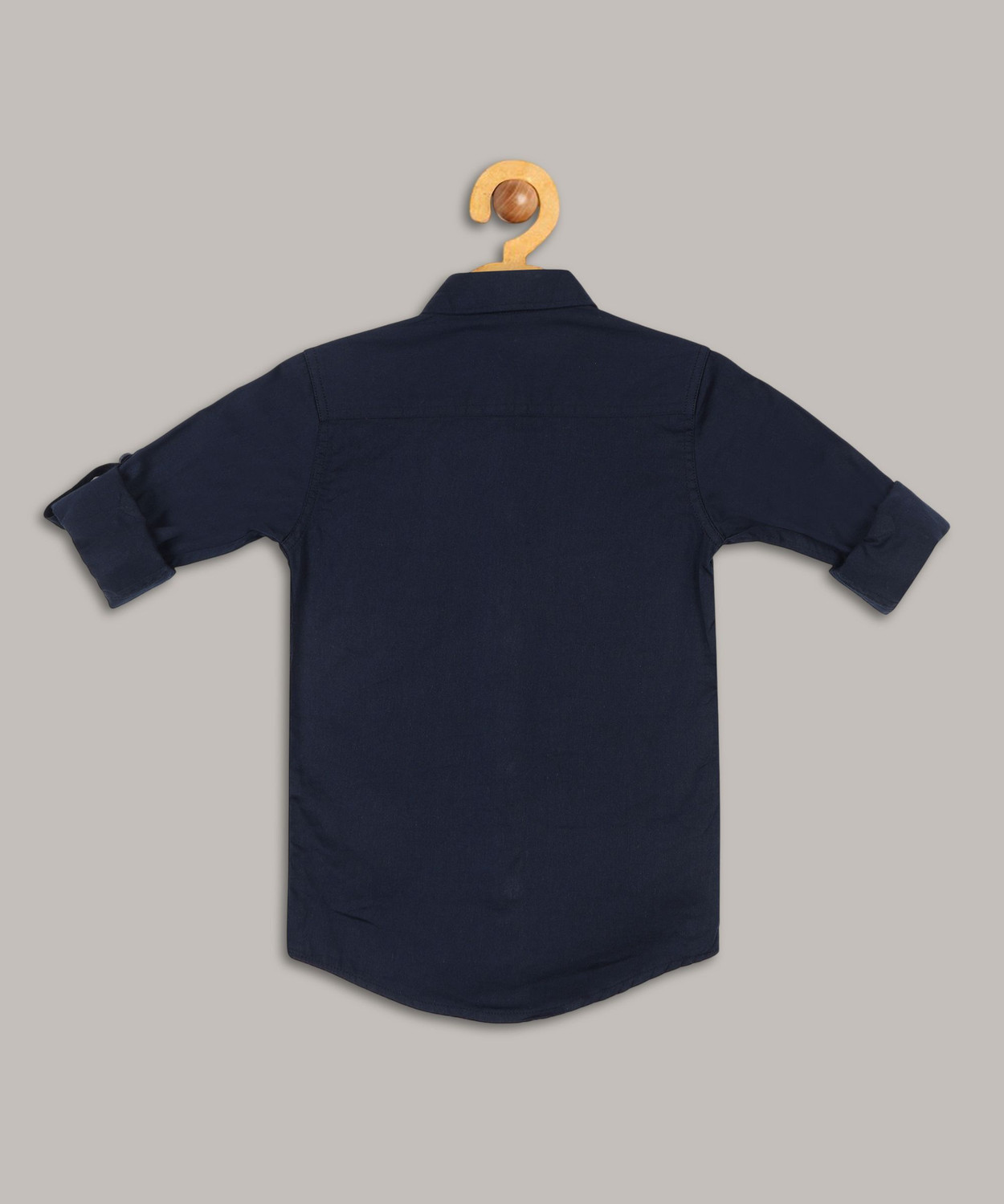 Image of KILLER Boys Solid Casual Blue Shirt