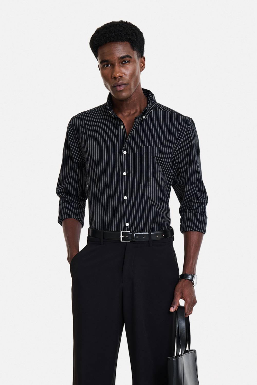 Snitch Men Regular Fit Striped Casual Shirt - Image 1