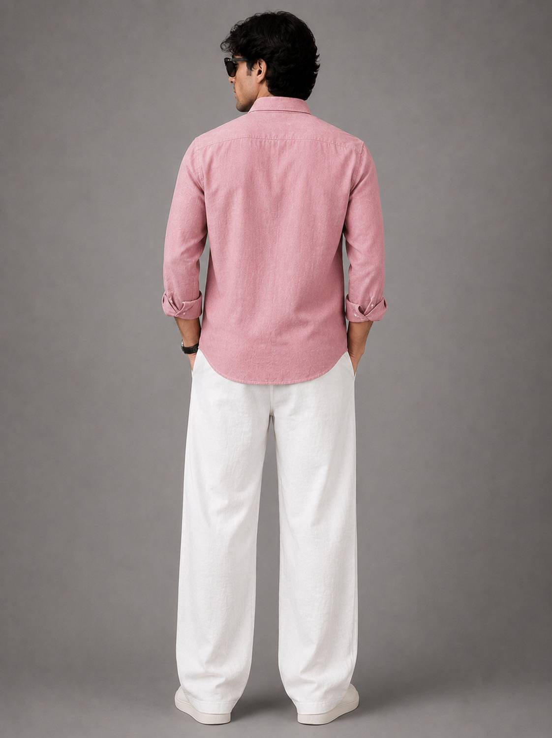 MENHILLS Men Pink Casual Shirt - Image 4