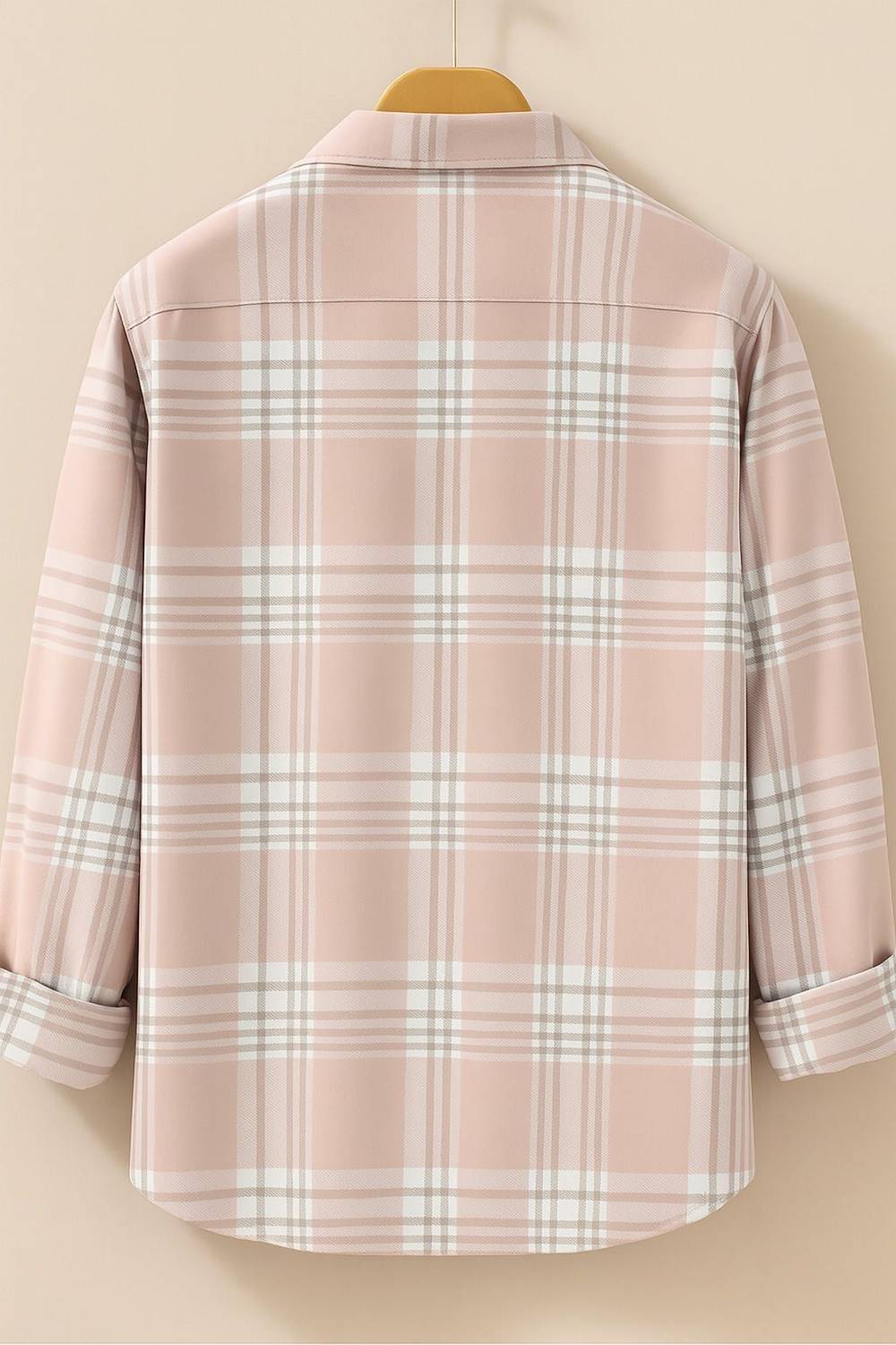 FOXEY Men Pink Checkered Casual Shirt - Image 2