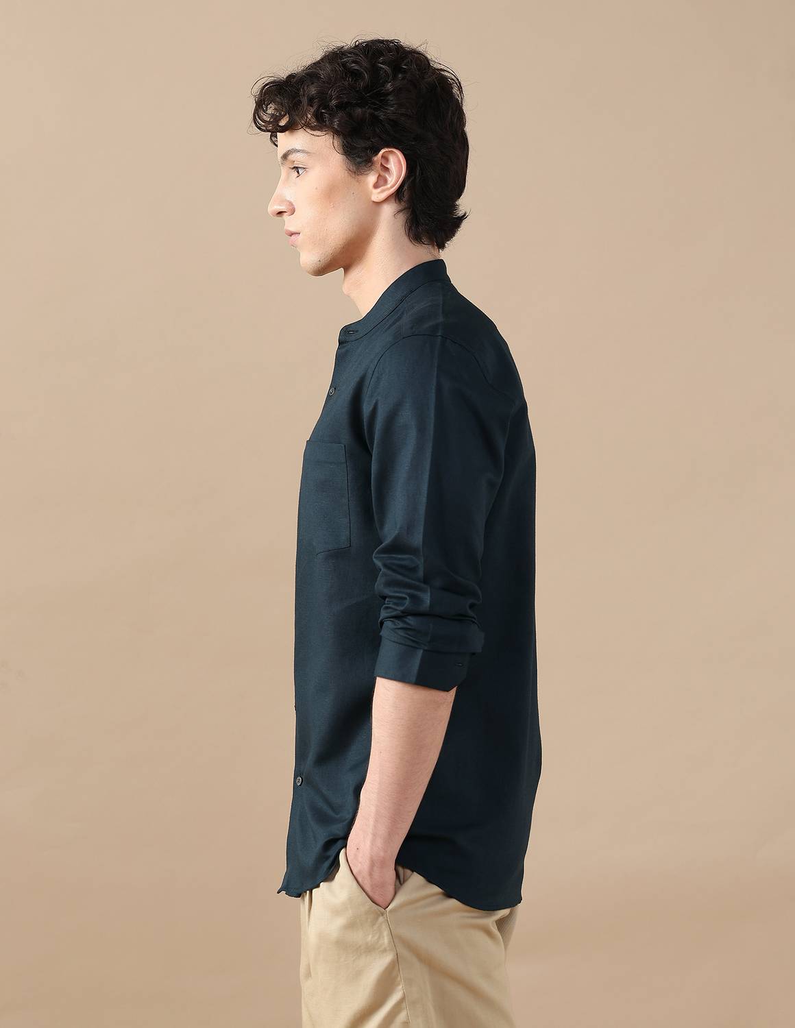 ARROW Men Black Casual Shirt - Image 2
