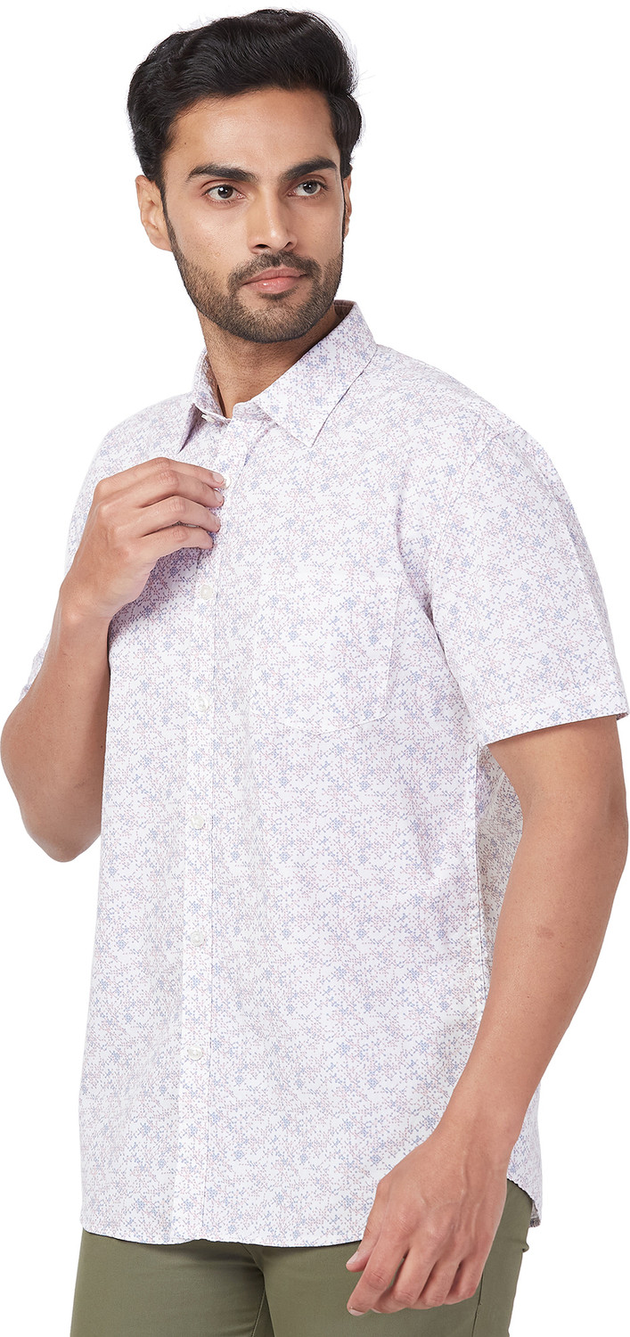 Image of PARX Men Printed Casual Multicolor Shirt