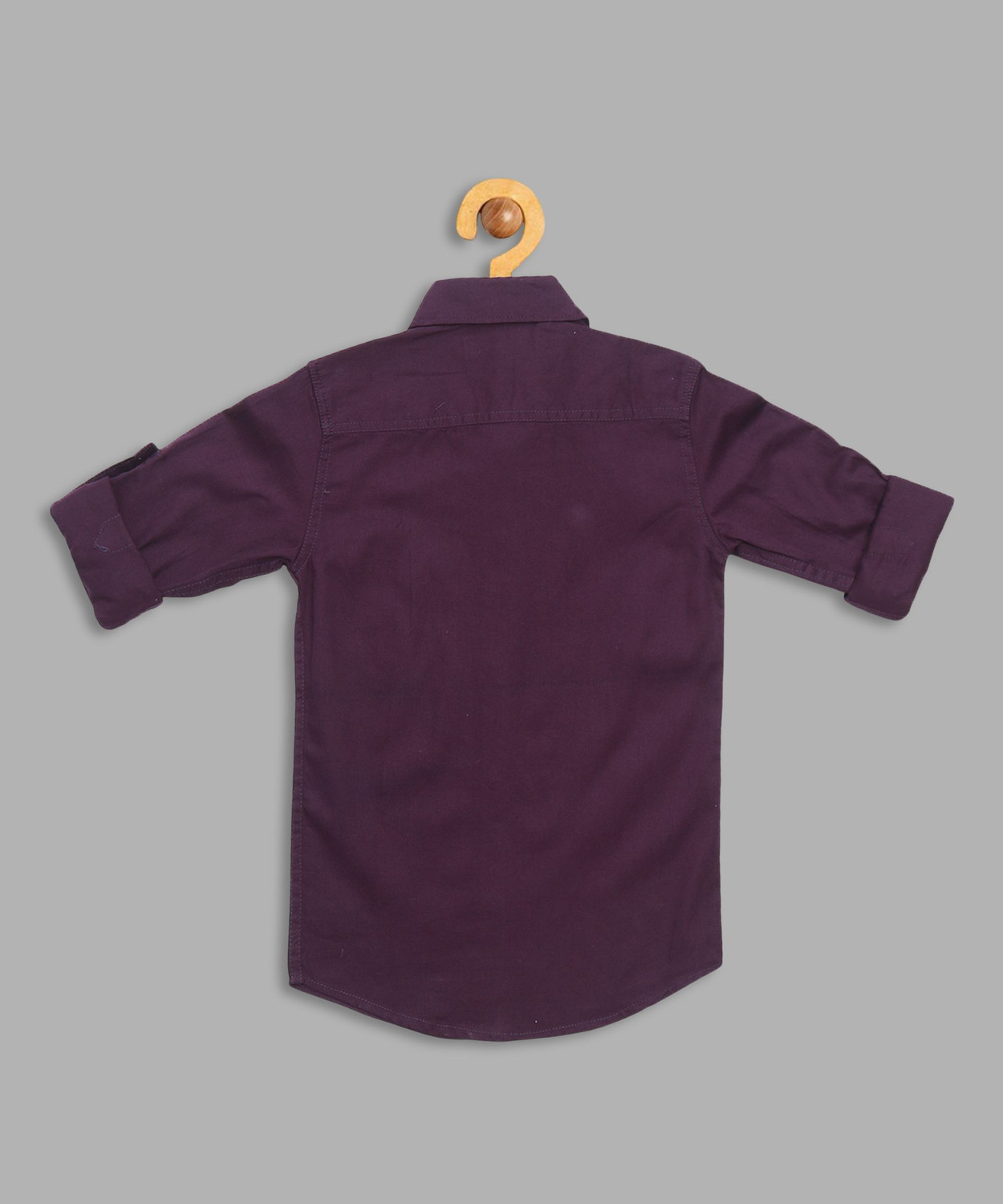 Image of KILLER Boys Solid Casual Purple Shirt