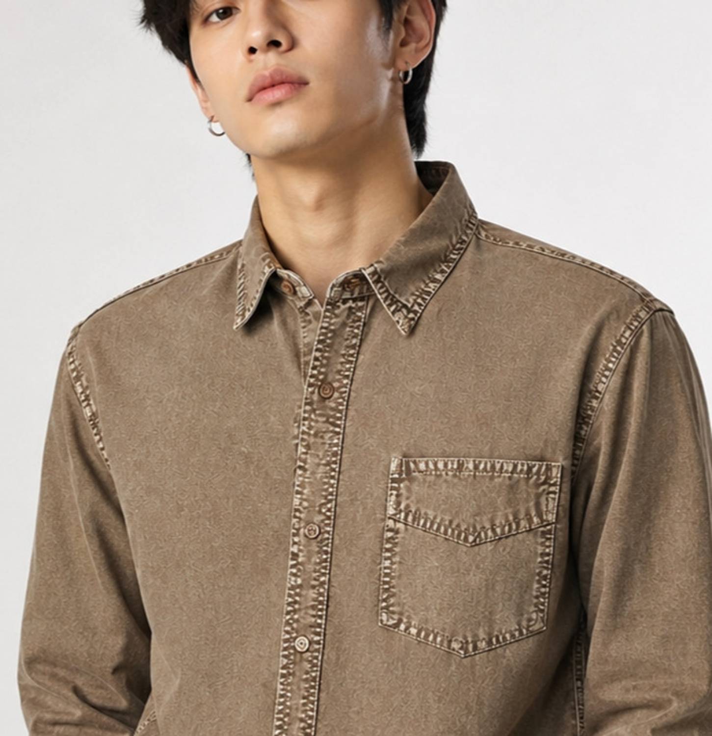 youngtrends Men Brown Casual Shirt - Image 4