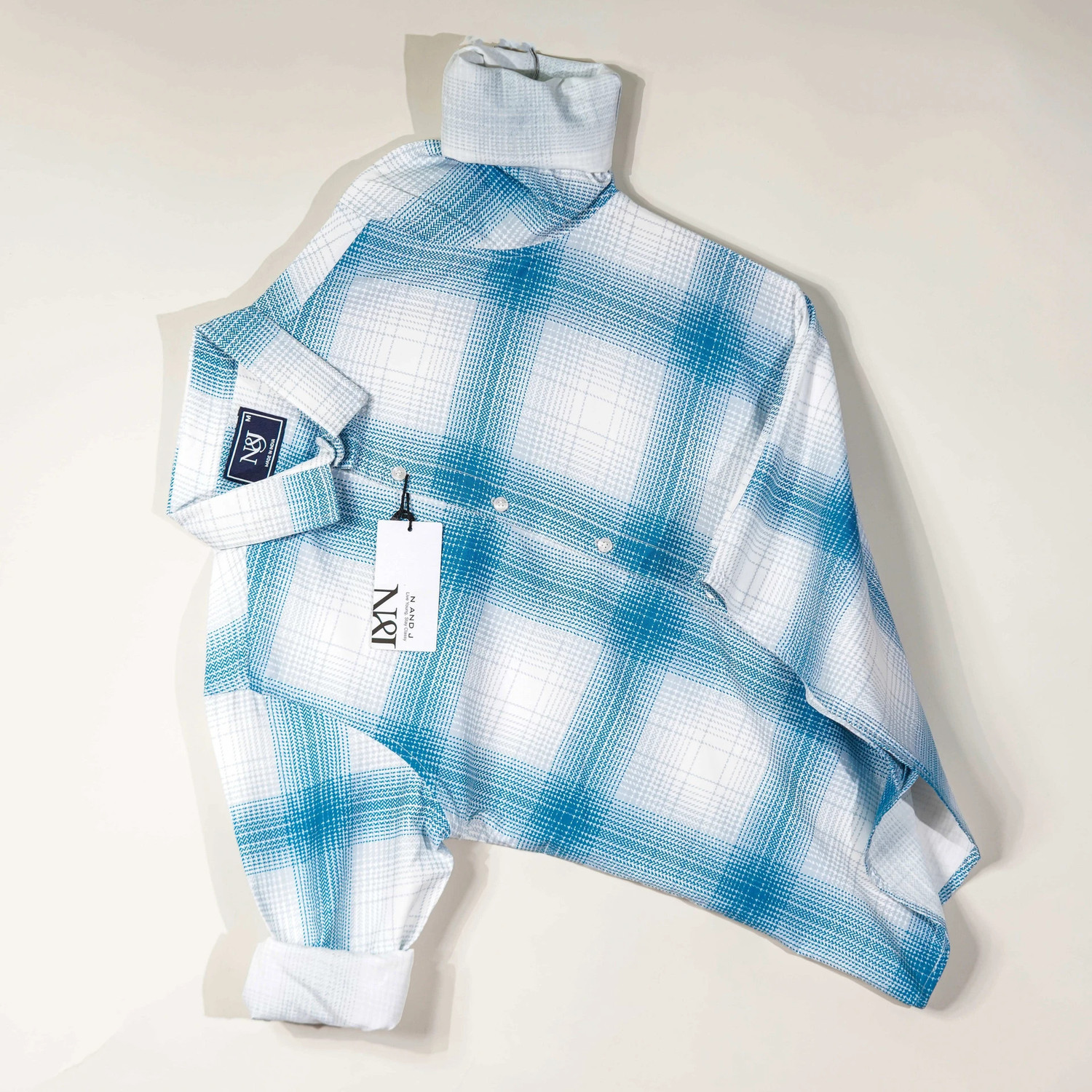 Image of Solbiza Men Checkered Casual Multicolor Shirt