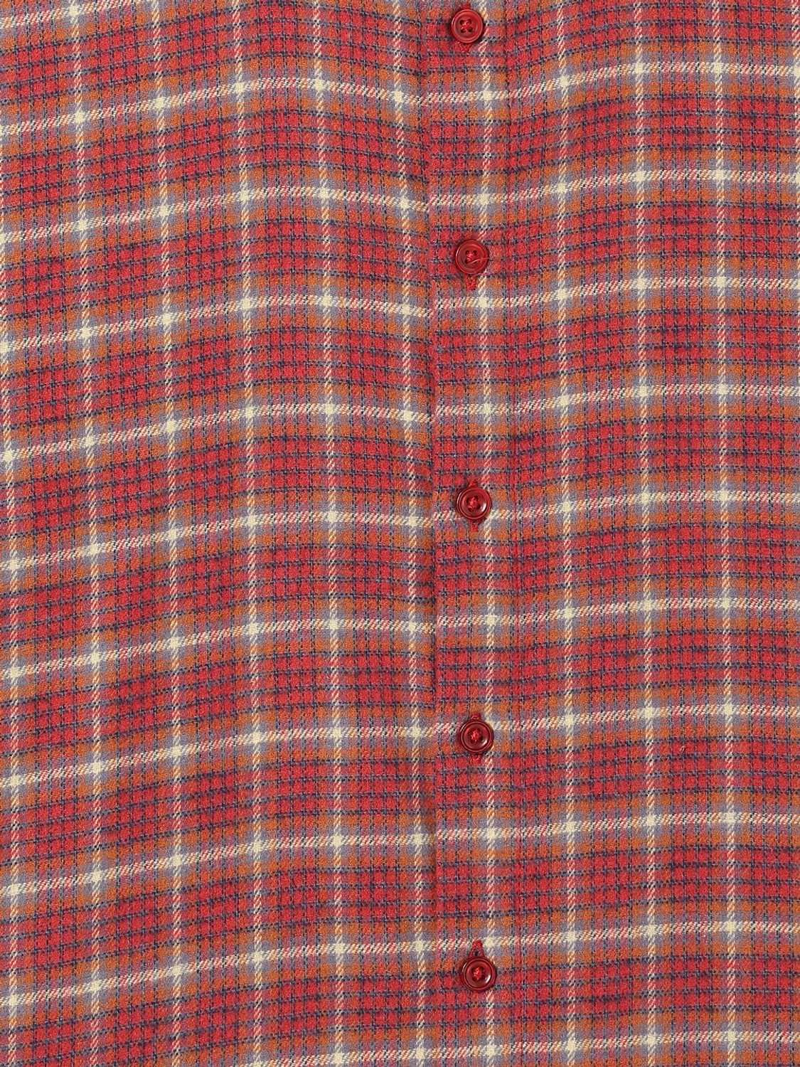 Image of MAX Boys Checkered Casual Red Shirt