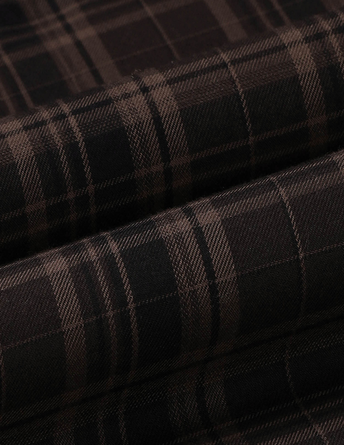 Image of U.S. POLO ASSN. Men Checkered Casual Brown Shirt