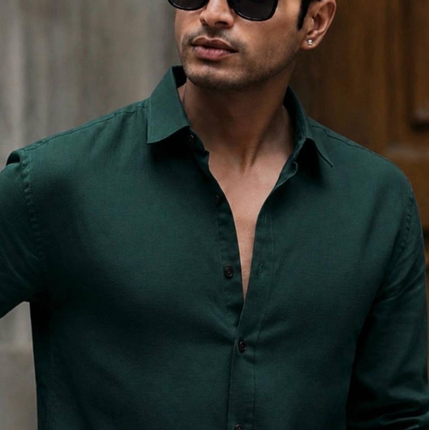 JACKBELLA Men Green Casual Shirt - Image 4