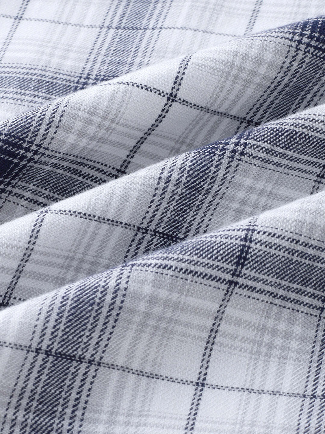 Image of VASTRADO Men Checkered Casual White Shirt