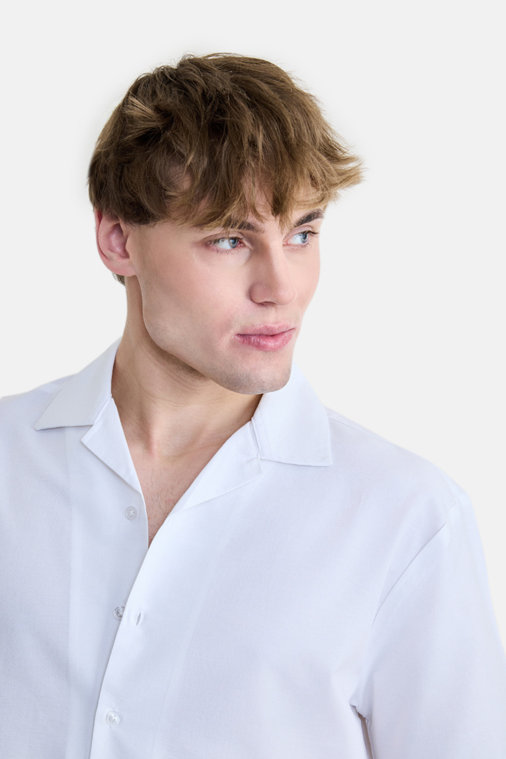 Image of Snitch Men Graphic Print Casual White Shirt