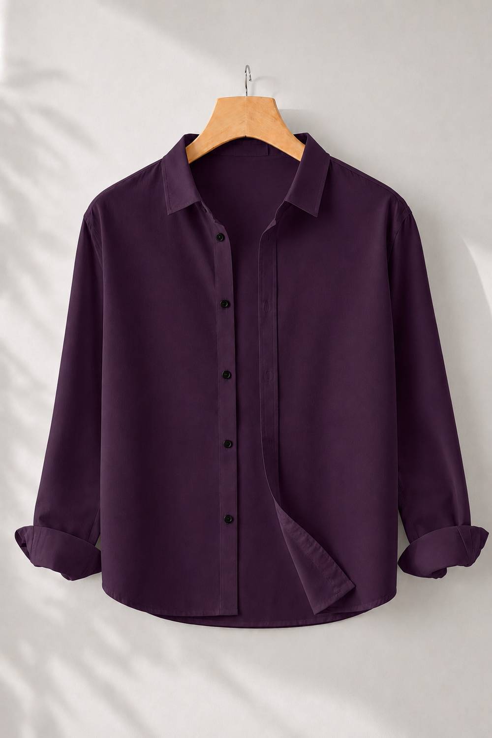 mozero Men Purple Casual Shirt - Image 1