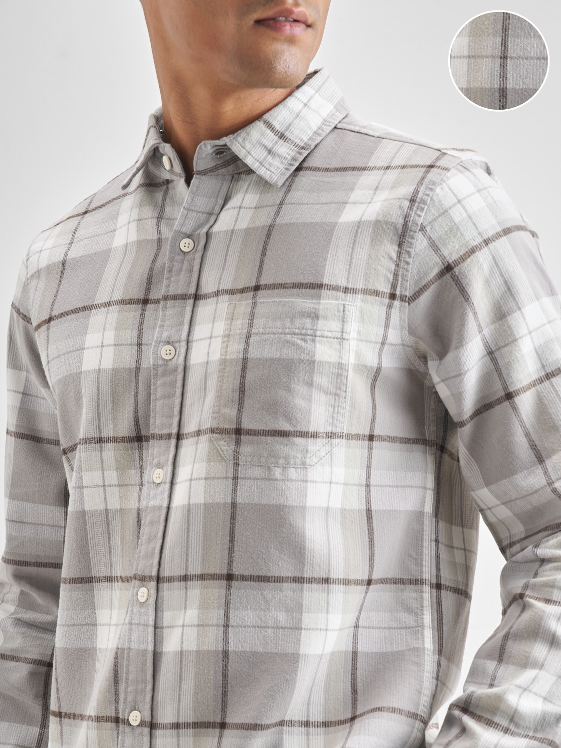 Image of HIGHLANDER Men Checkered Casual Multicolor Shirt