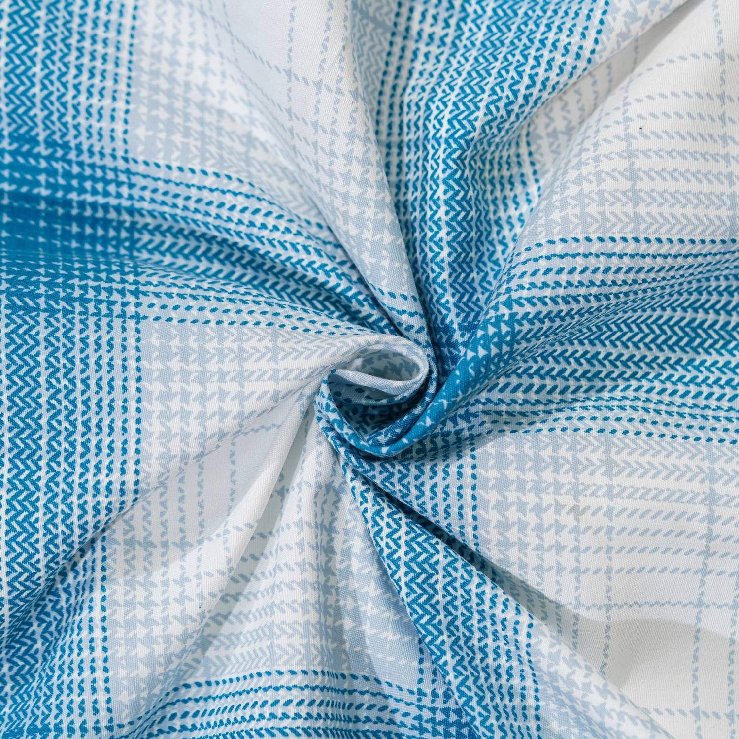 Solbiza Men Checkered White, Blue Shirt - Image 3