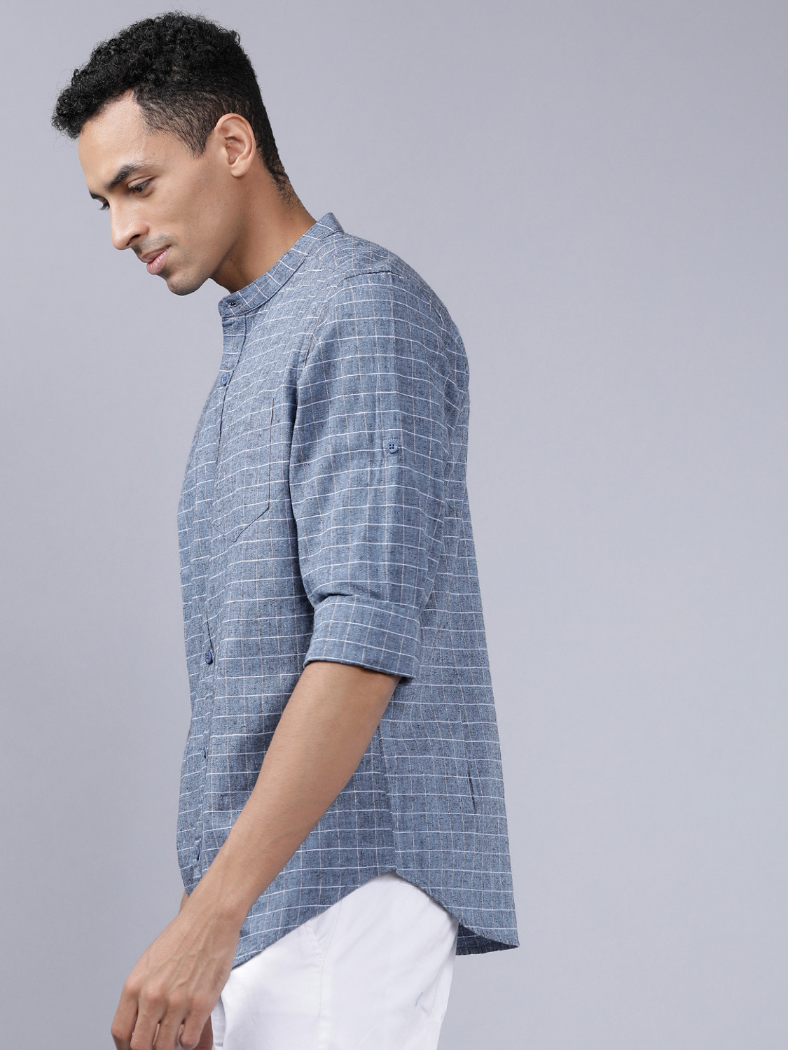 Image of HIGHLANDER Men Checkered Casual Multicolor Shirt