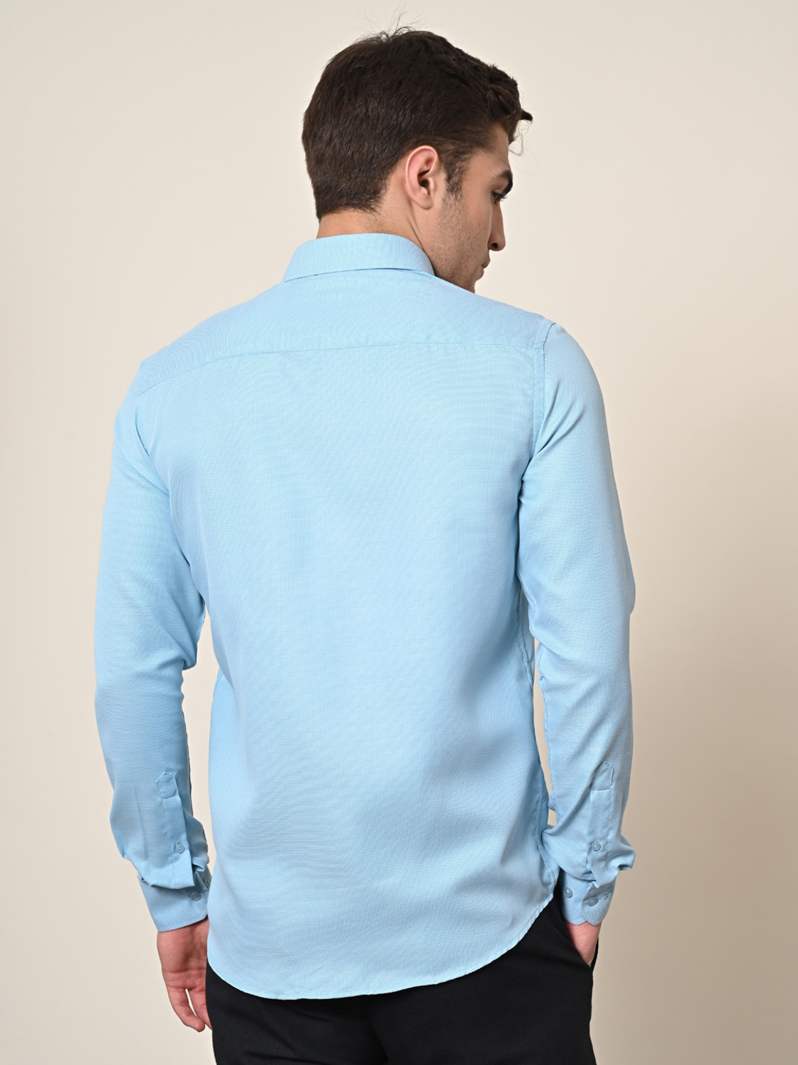 Image of KILLER Men Printed Formal Green Shirt