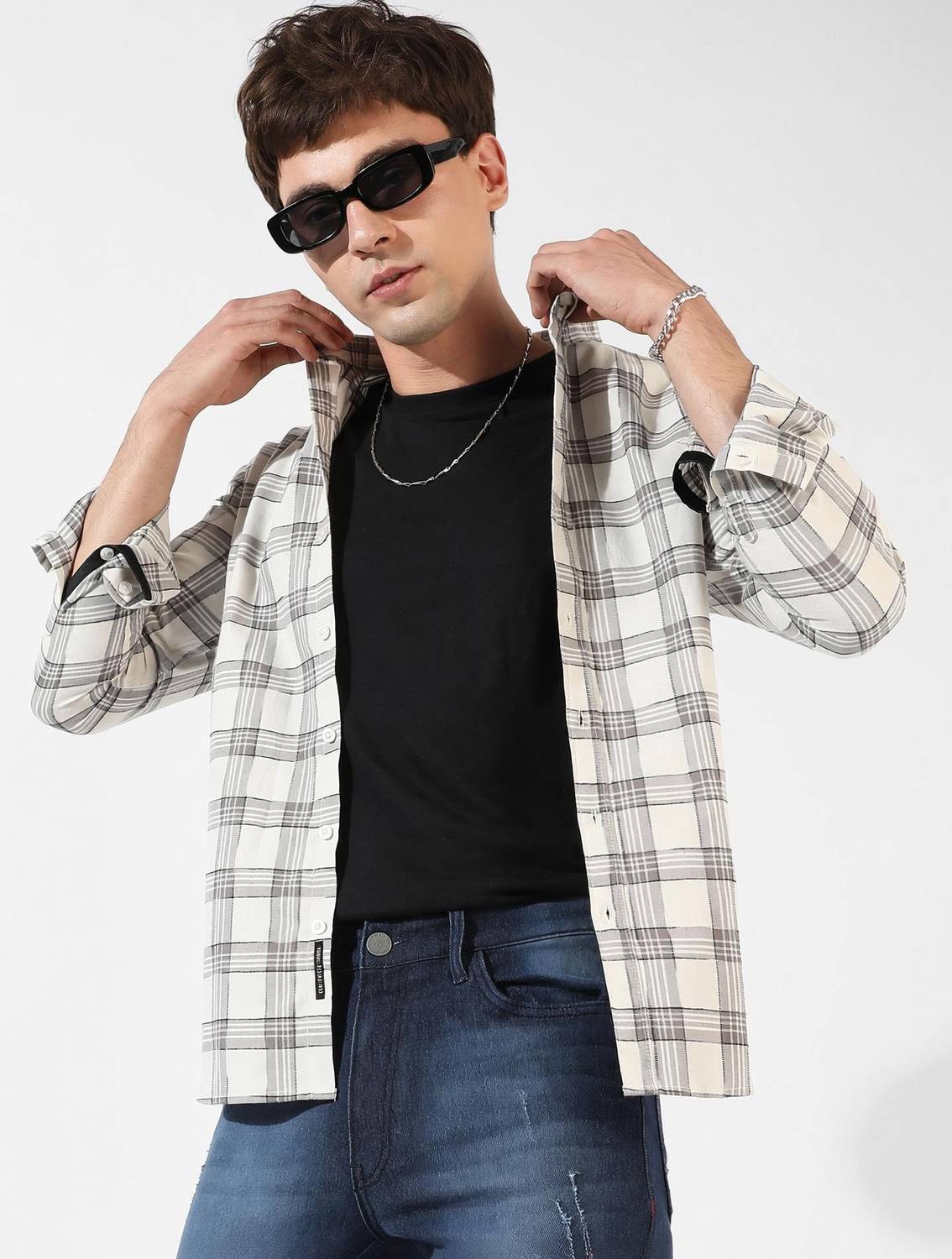 CAHOOT Men Checkered Casual Multicolor Shirt