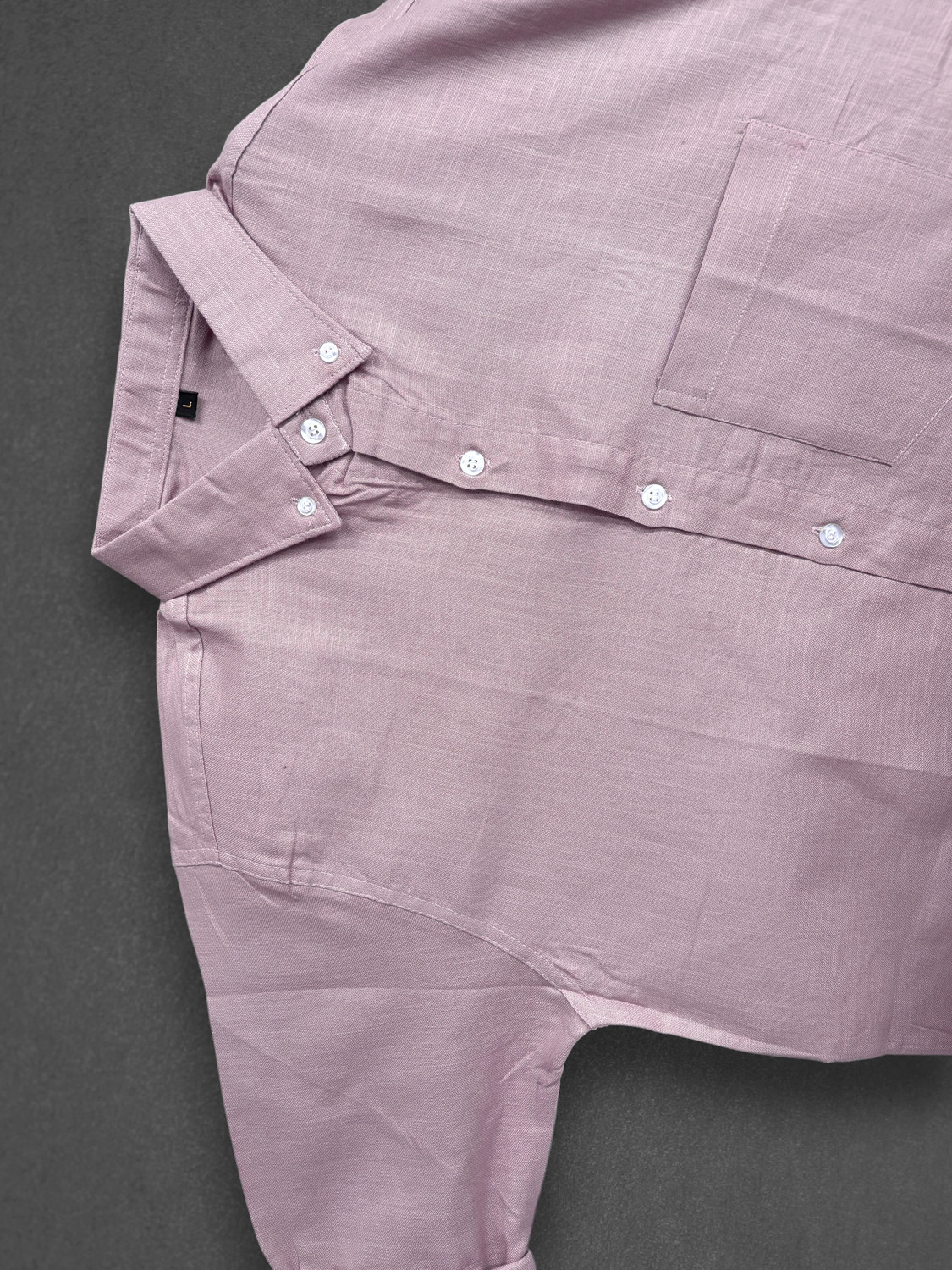 Image of METRONAUT Men Solid Casual Pink Shirt