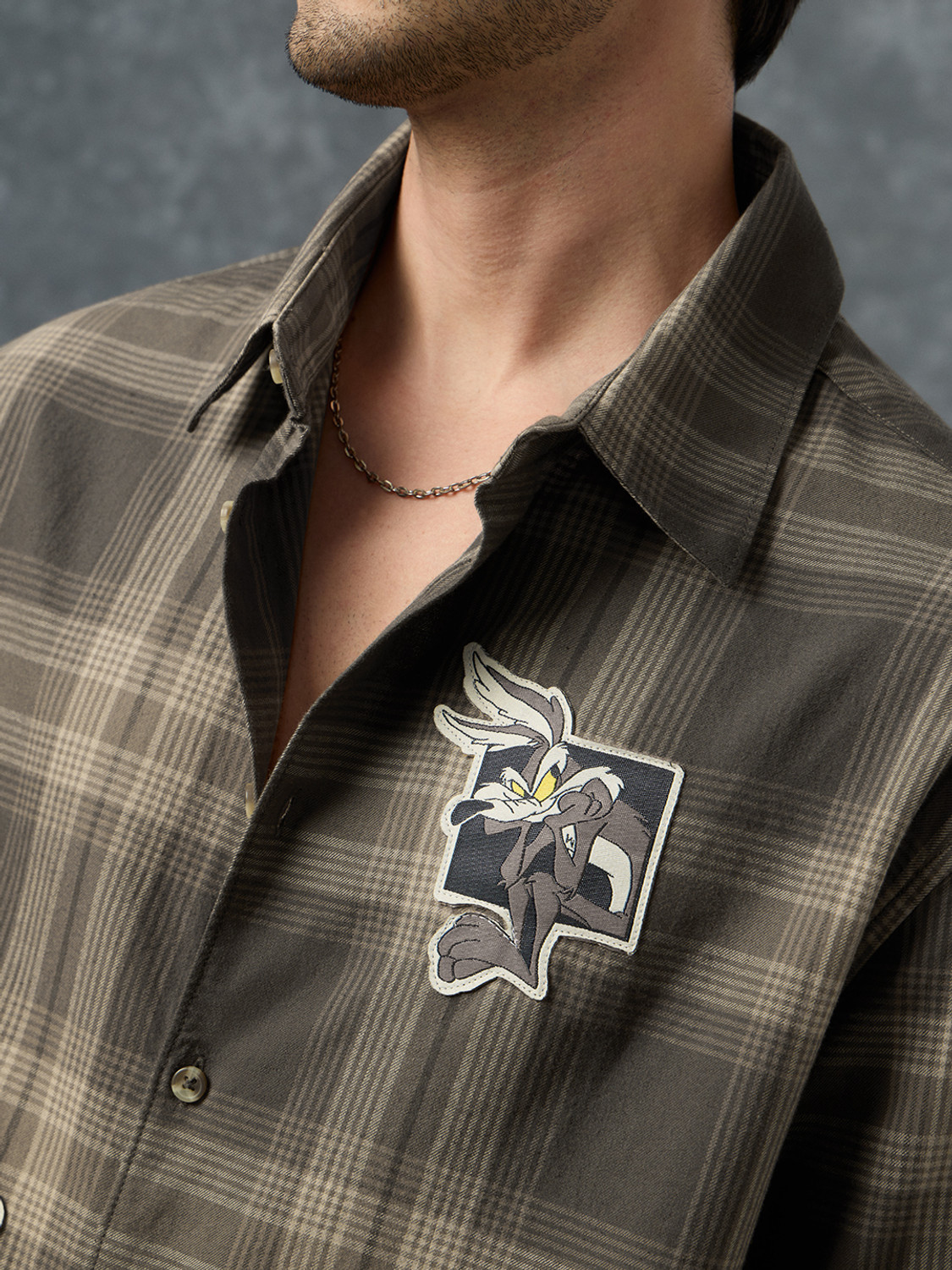Image of The Souled Store Men Embroidered Casual Multicolor Shirt