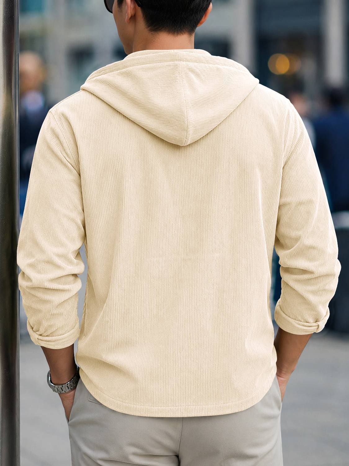 EyeBogler Men Beige Casual Shirt - Image 2