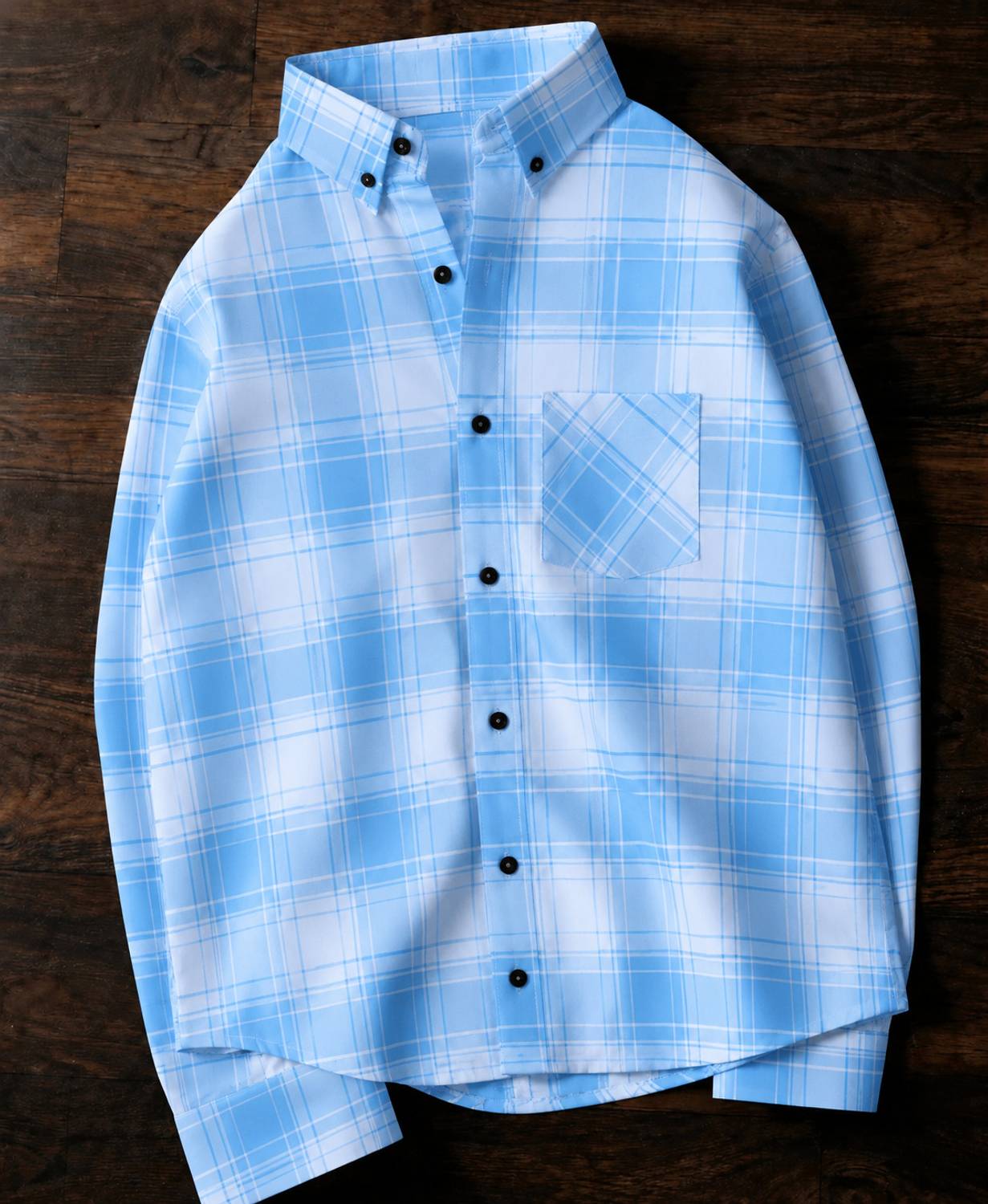 Radiance Creation Men's Regular Fit Checkered Casual Shirt - Image 1