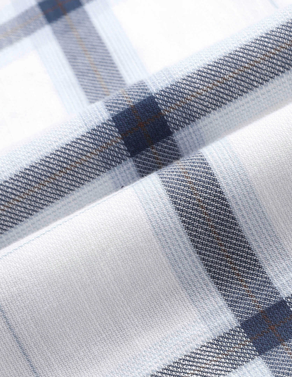 Image of FLYING MACHINE Men Checkered Casual White Shirt
