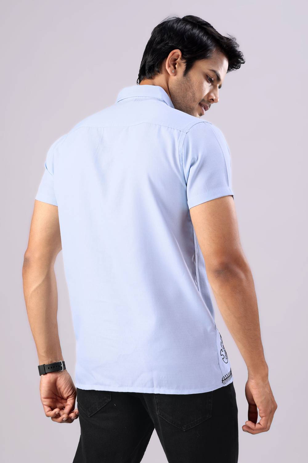 VG BROTHER Men Embroidered Multicolor Shirt - Image 2