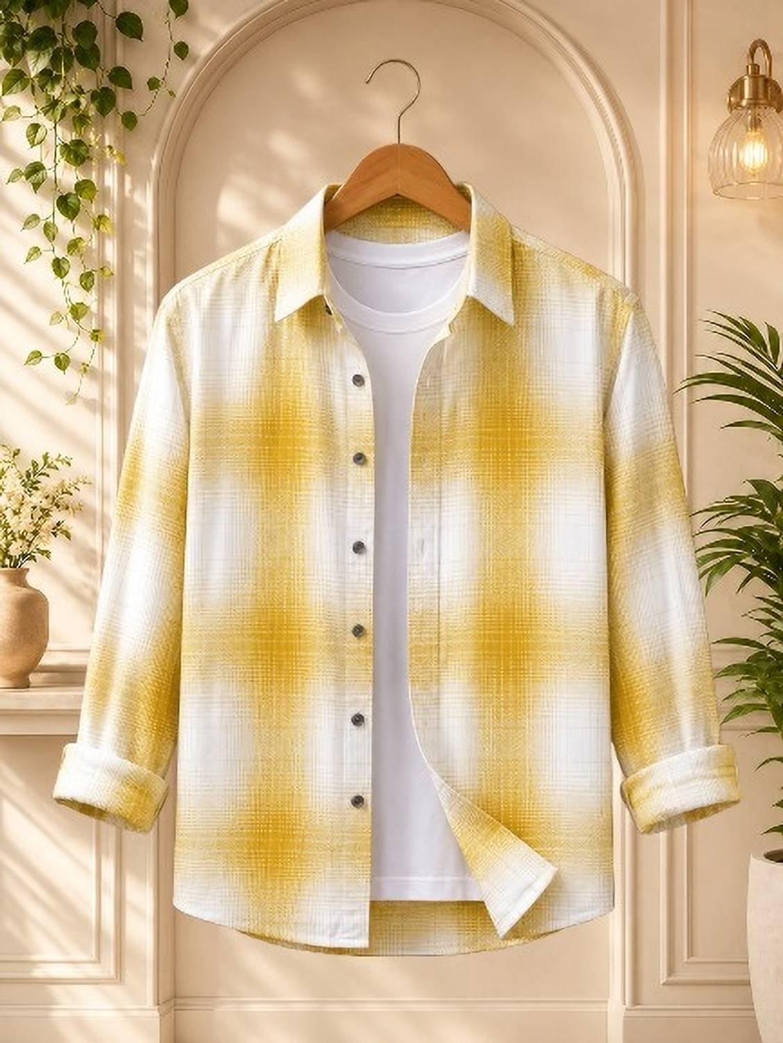 Black Deer Men Checkered Multicolor Shirt - Image 1