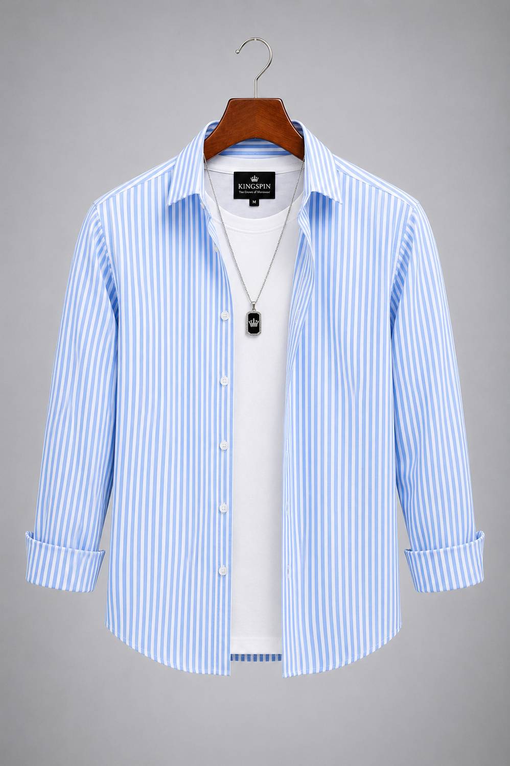 Manspire Men Striped Casual Shirt - Image 1