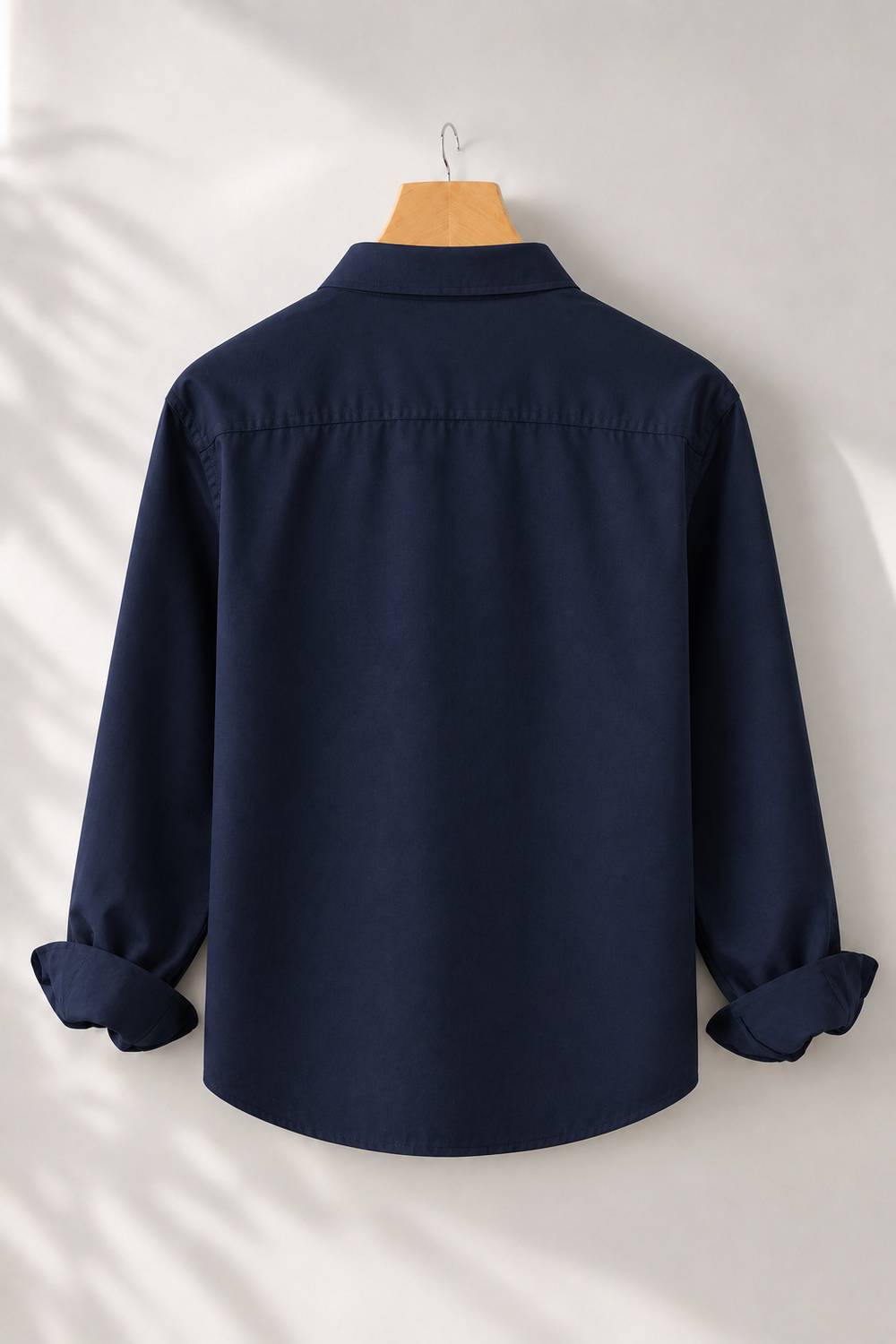 WE KAIKA Men Dark Blue Casual Shirt - Image 2