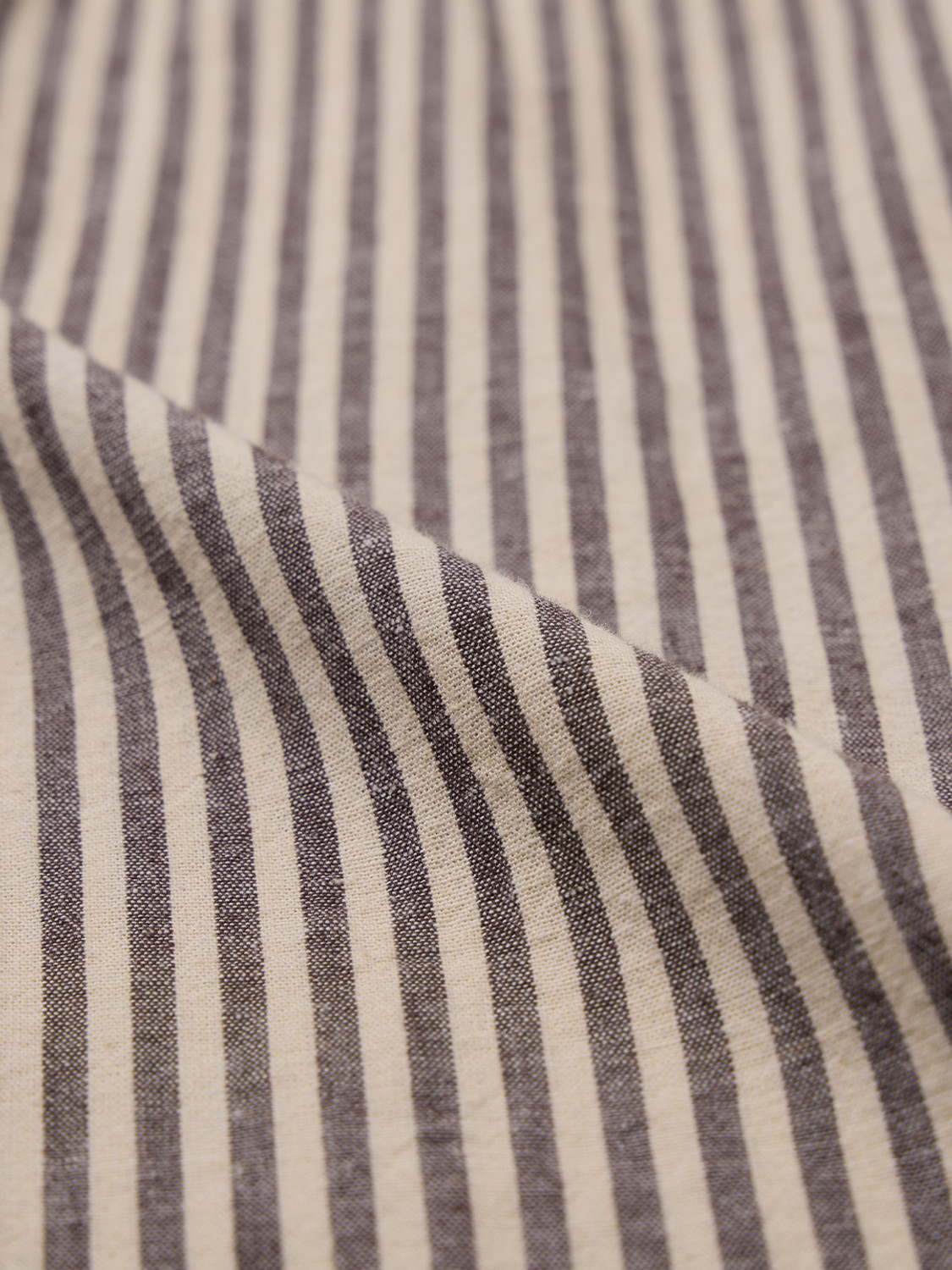 Image of The Souled Store Men Striped Casual Beige Shirt