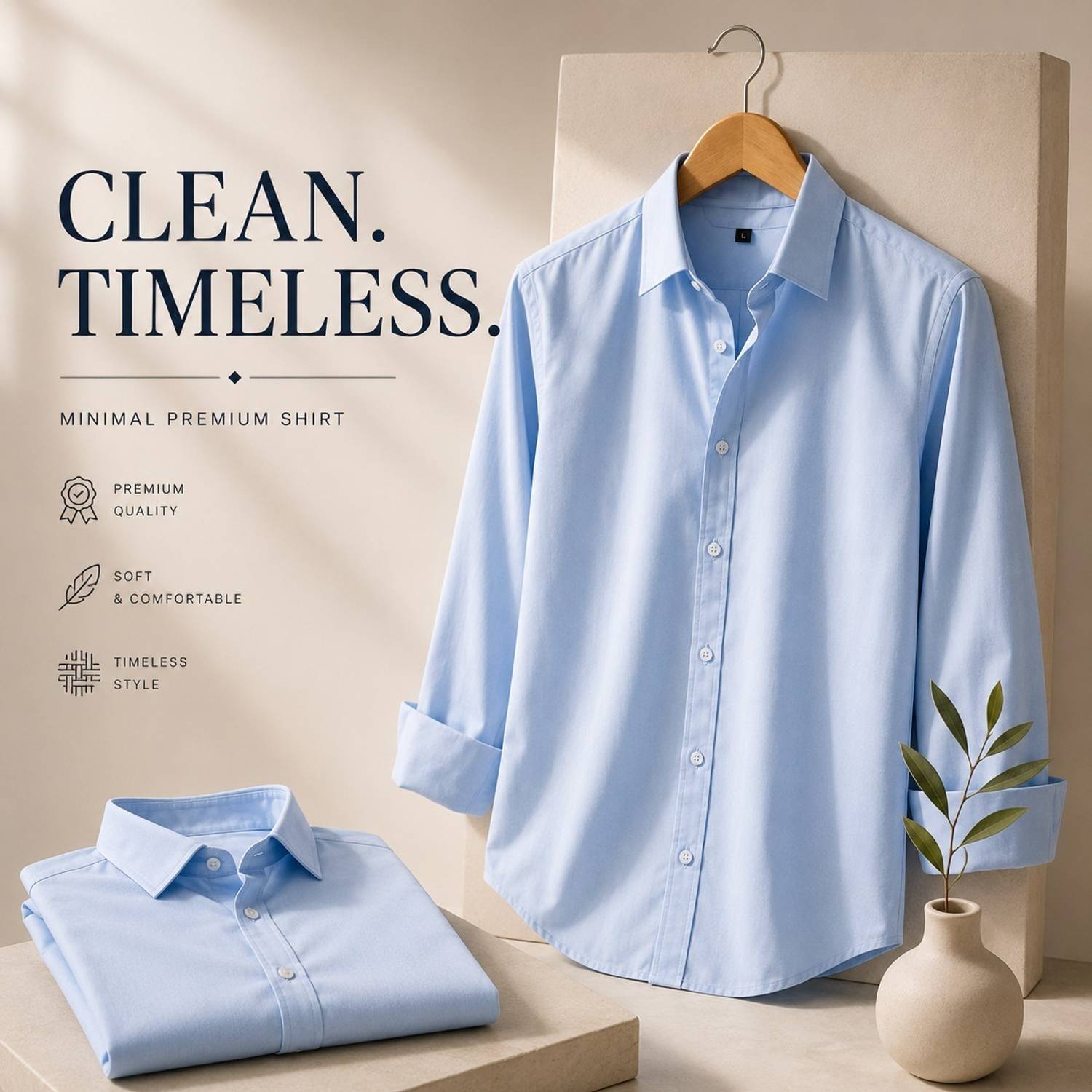 VELRON Men Light Blue Casual Shirt - Image 1