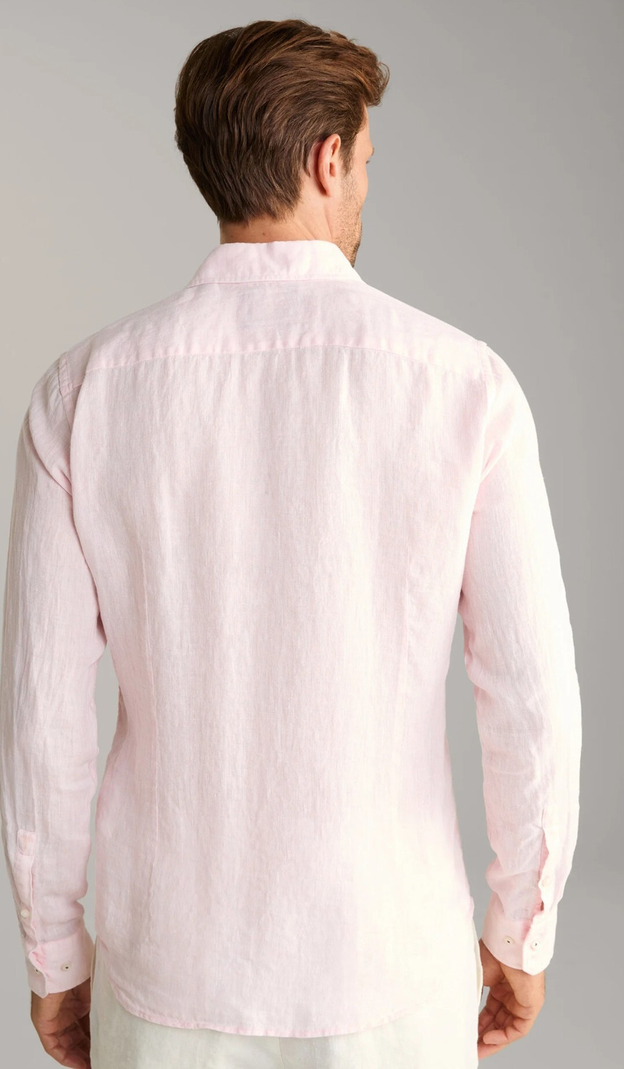 Image of Common Men Men Solid Formal Pink Shirt