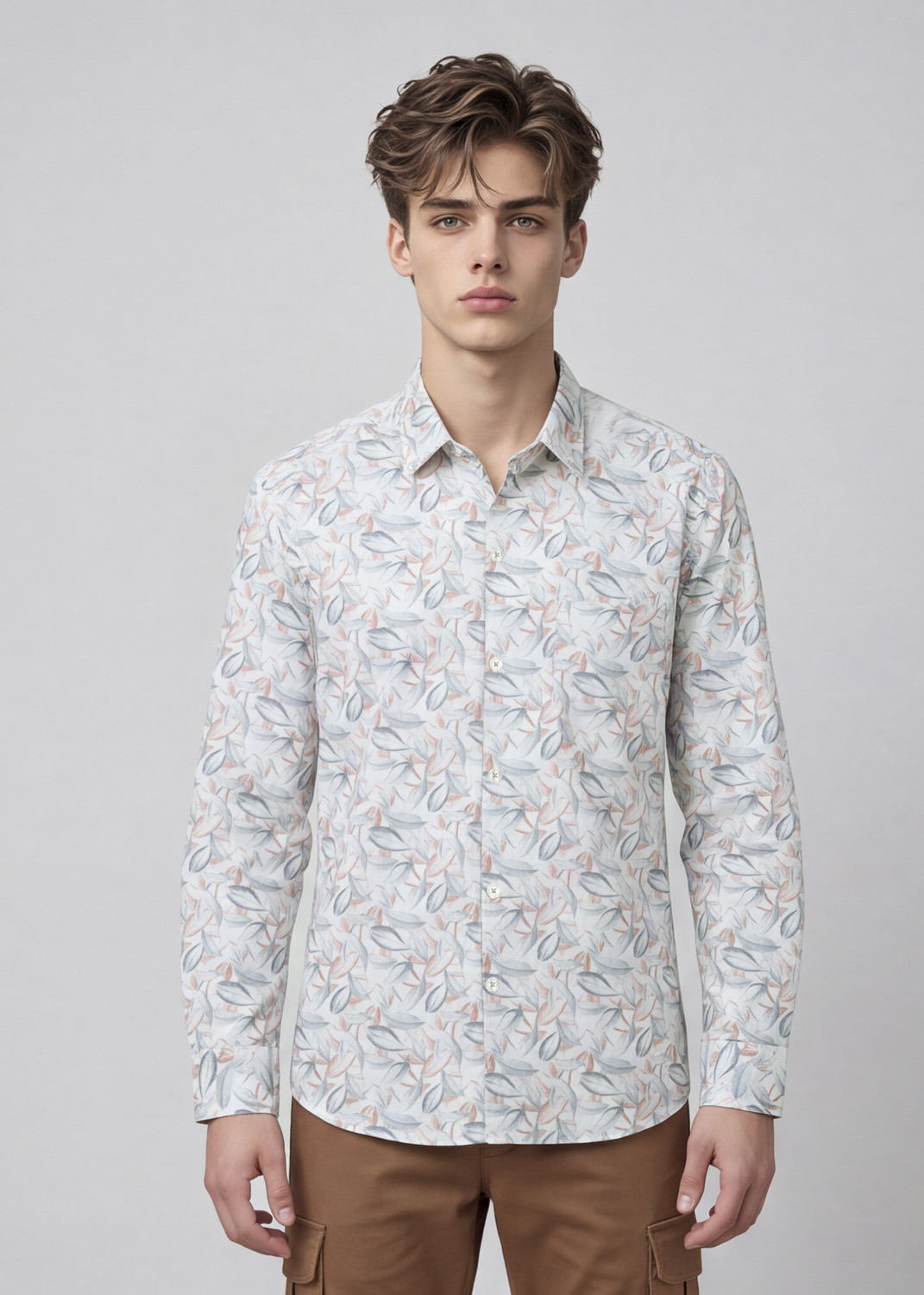 Image of KILLER Men Slim Fit Printed Casual Shirt
