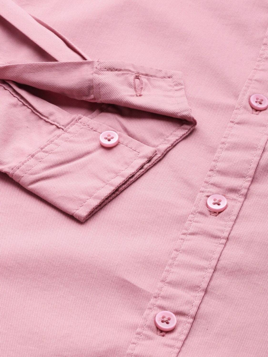 The Indian Garage Co. Men Pink Casual Shirt - Image 3