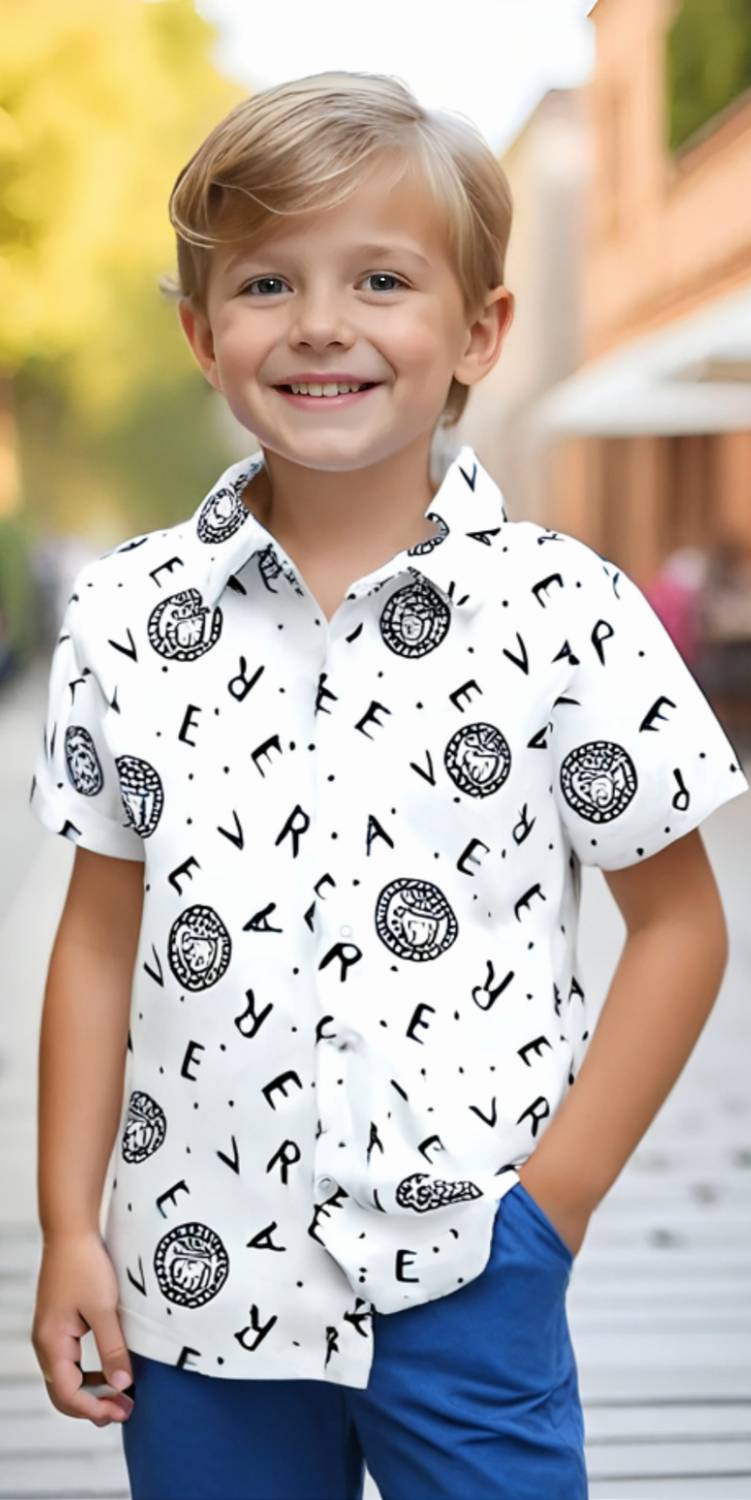 AMBARDI FASHION Boys Floral Print Party Multicolor Shirt
