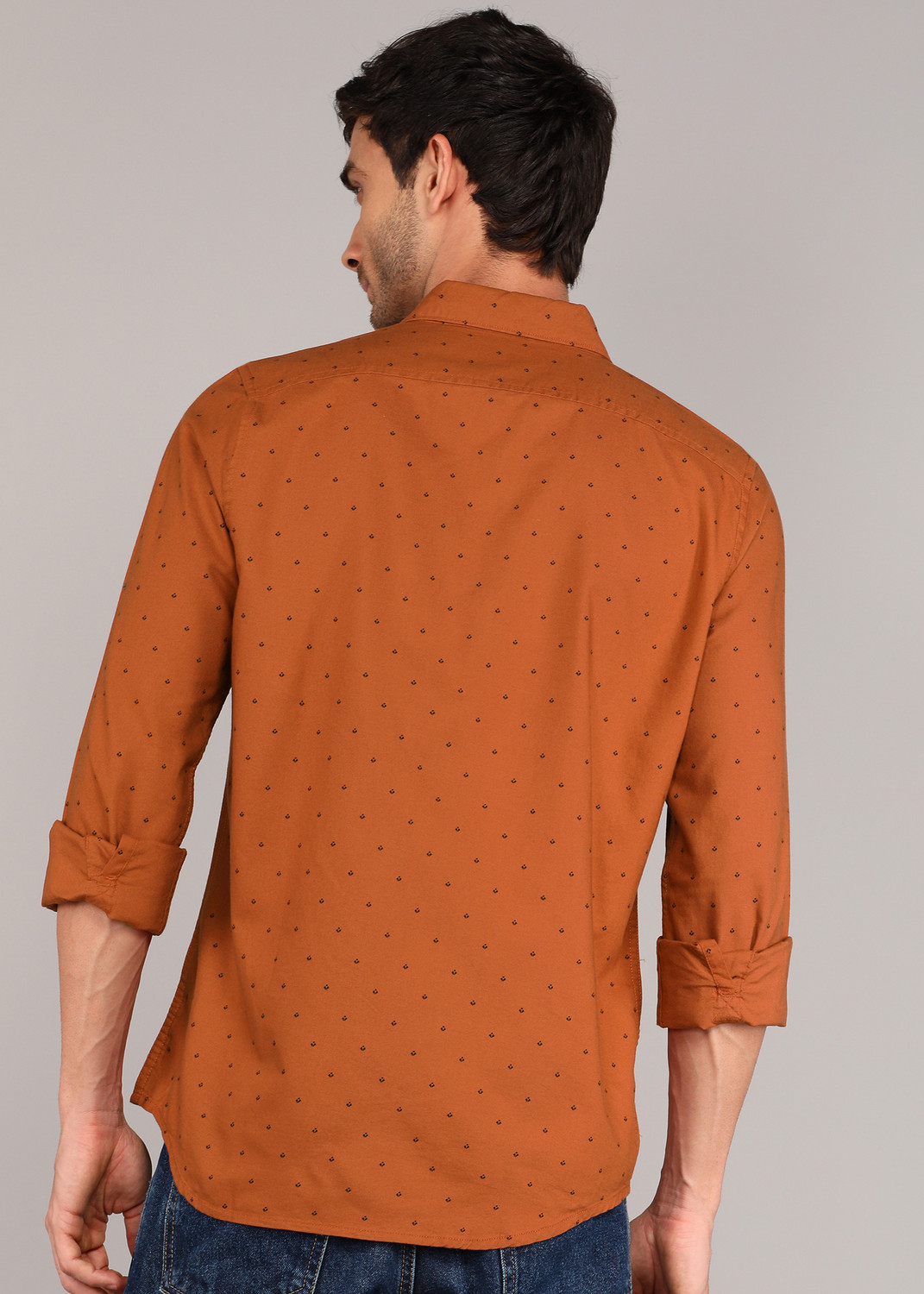 Image of WROGN Men Checkered Casual Red Shirt
