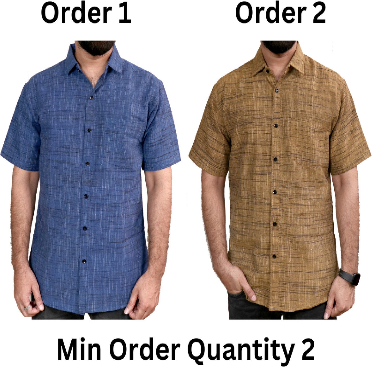 Image of Auzanoor Collection Men Self Design Casual Multicolor Shirt