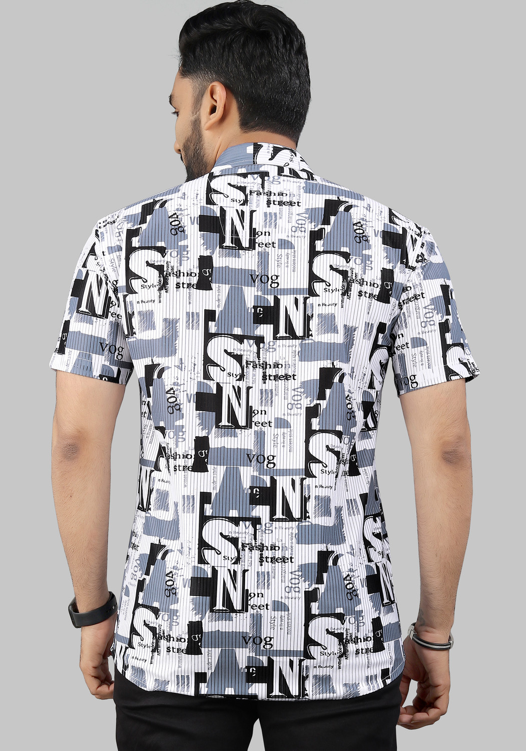 Image of Varidashi Men Printed Casual Multicolor Shirt