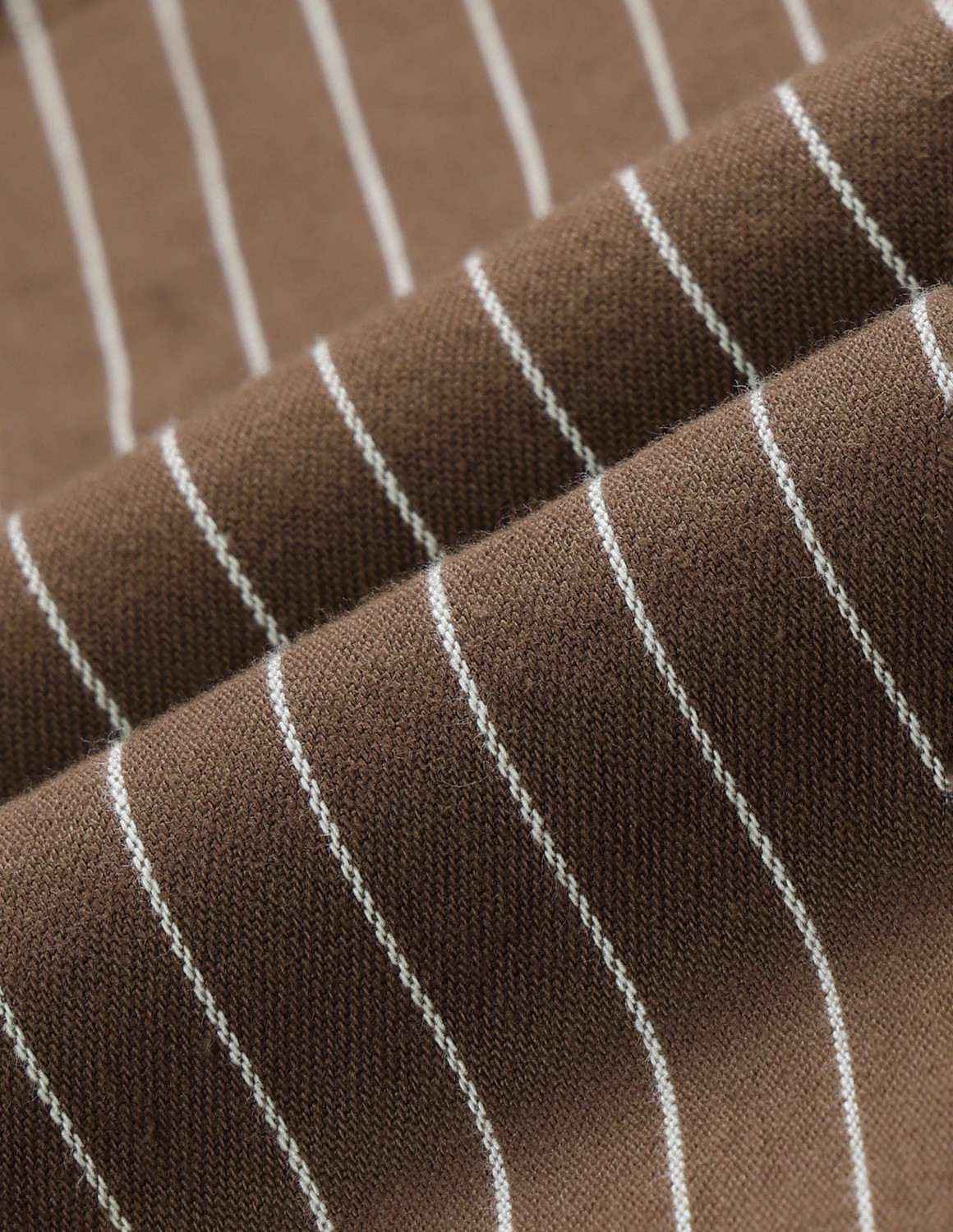 Image of FLYING MACHINE Men Striped Casual Brown Shirt