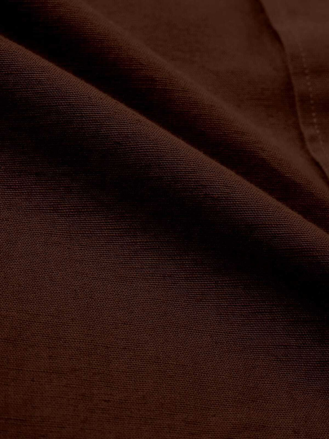 Image of luxiva Men Solid Casual Brown Shirt